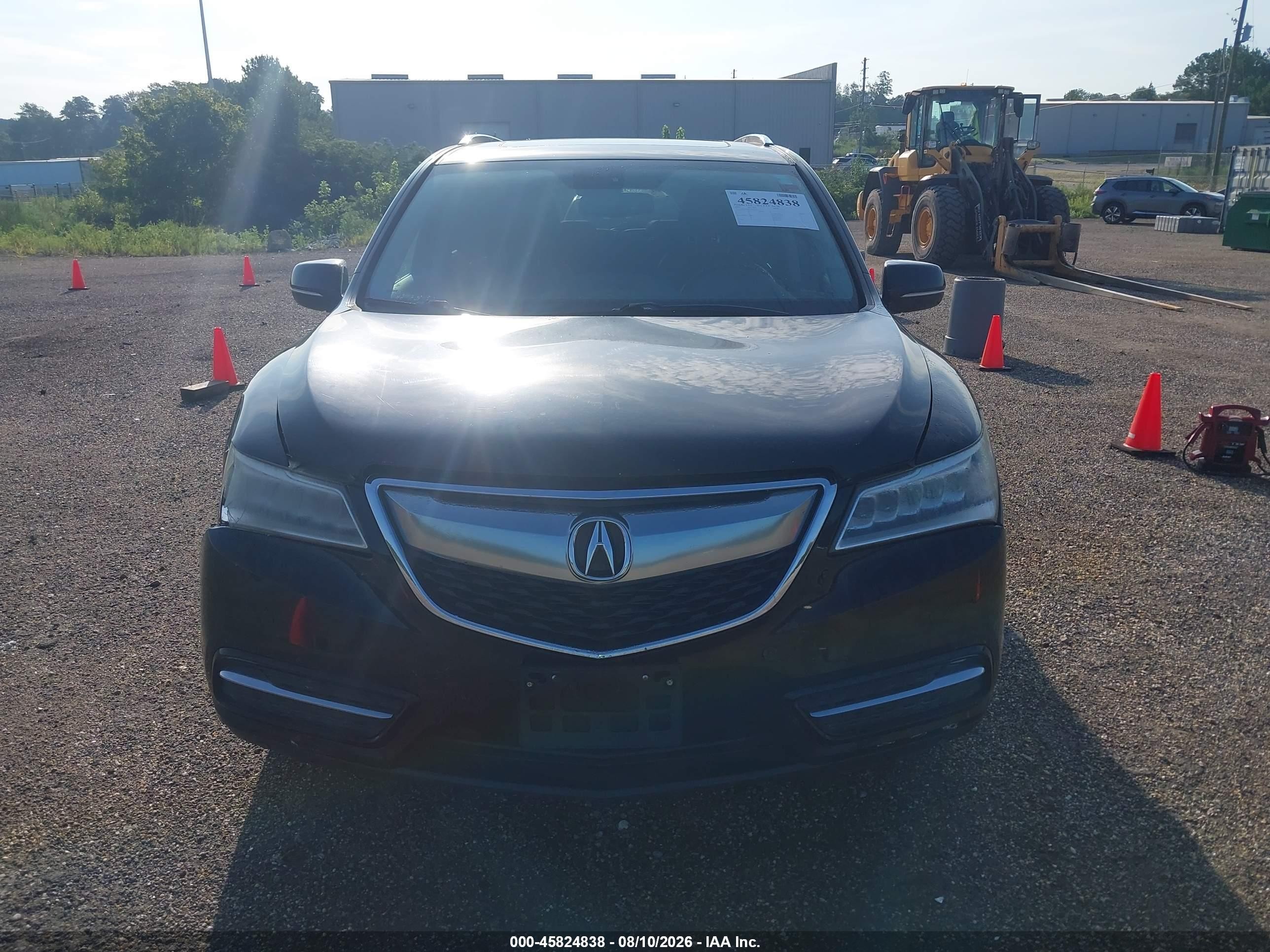 2015 Acura Mdx Advance Pkg W/entertainment Pkg Black vin: 5FRYD3H87FB013453