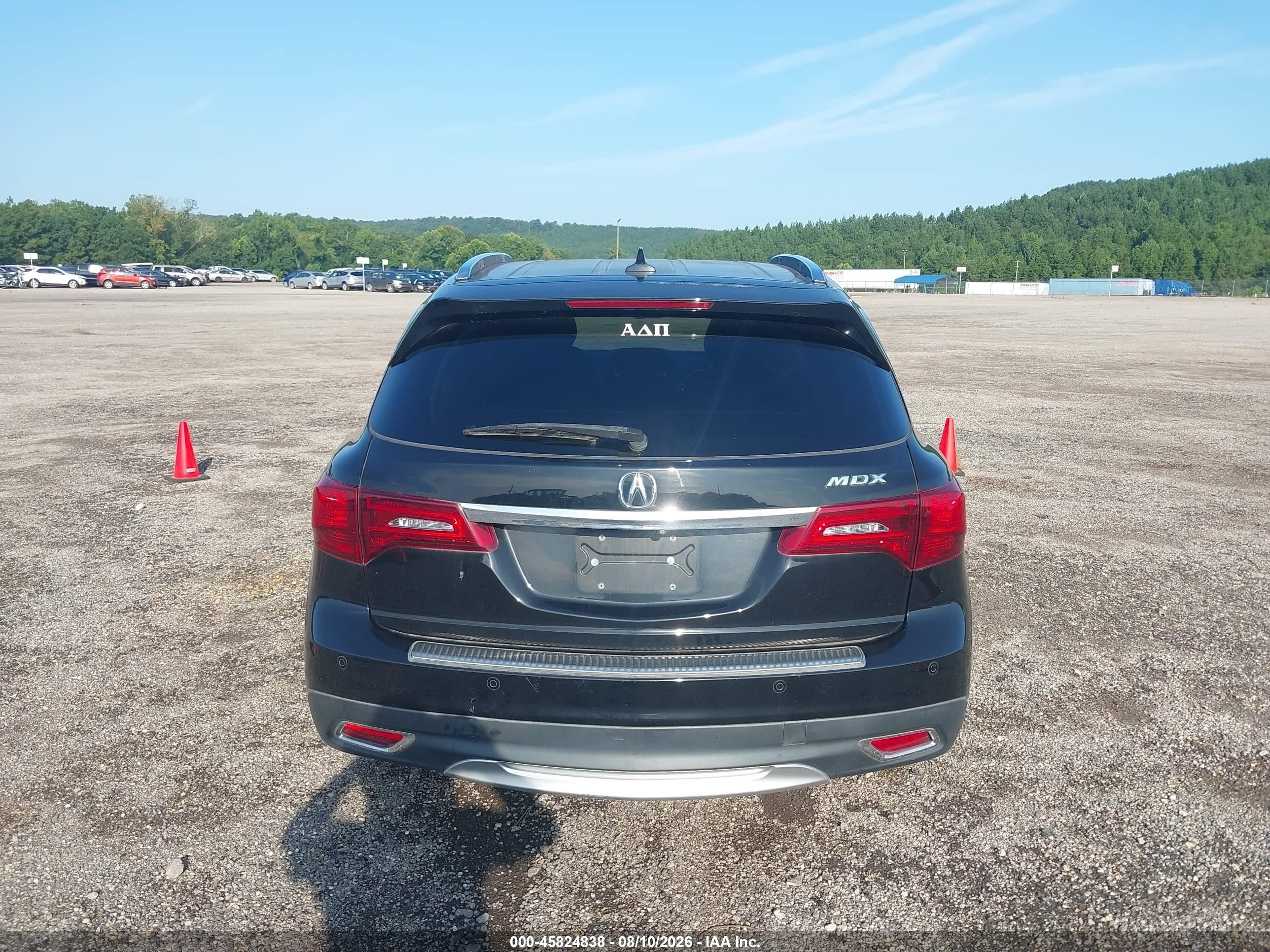 2015 Acura Mdx Advance Pkg W/entertainment Pkg Black vin: 5FRYD3H87FB013453
