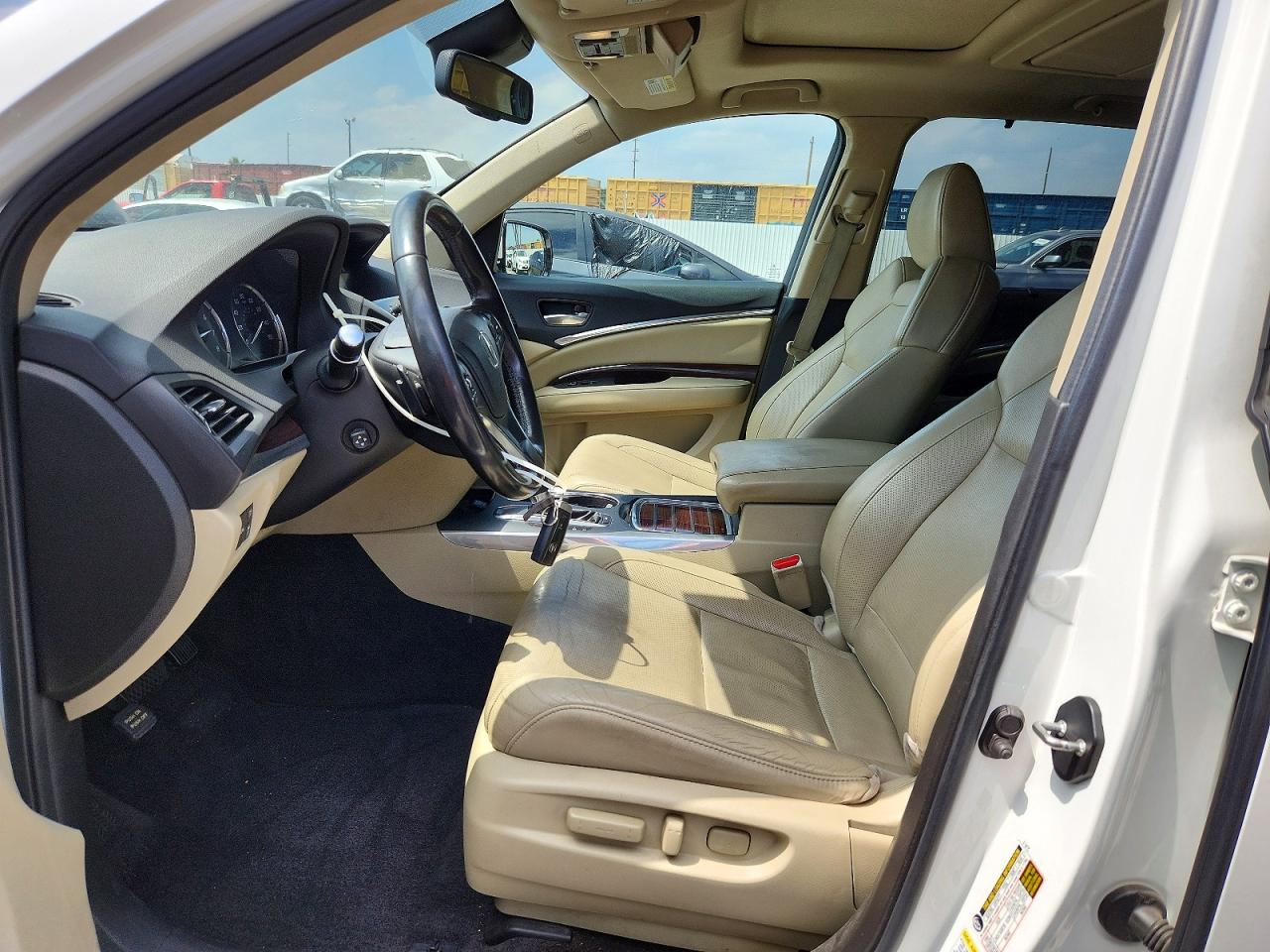 2014 Acura Mdx Advance White vin: 5FRYD3H88EB005229