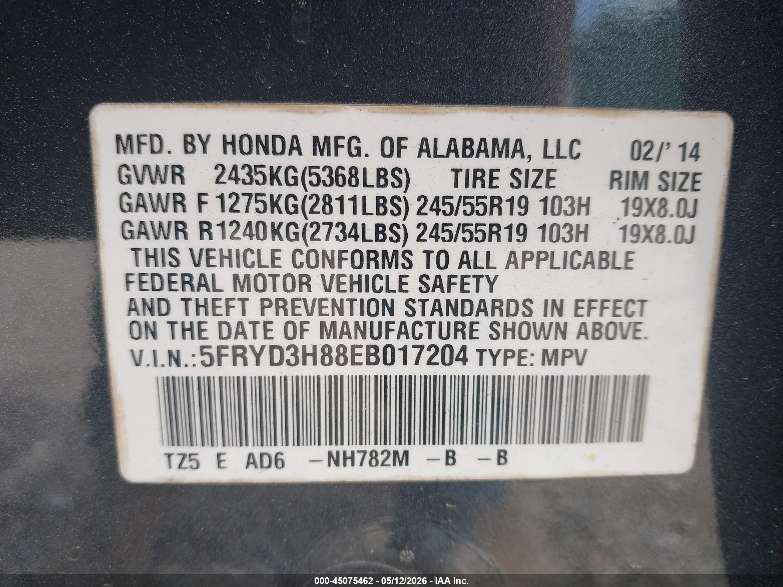 2014 Acura Mdx Advance Pkg W/entertainment Pkg Black vin: 5FRYD3H88EB017204