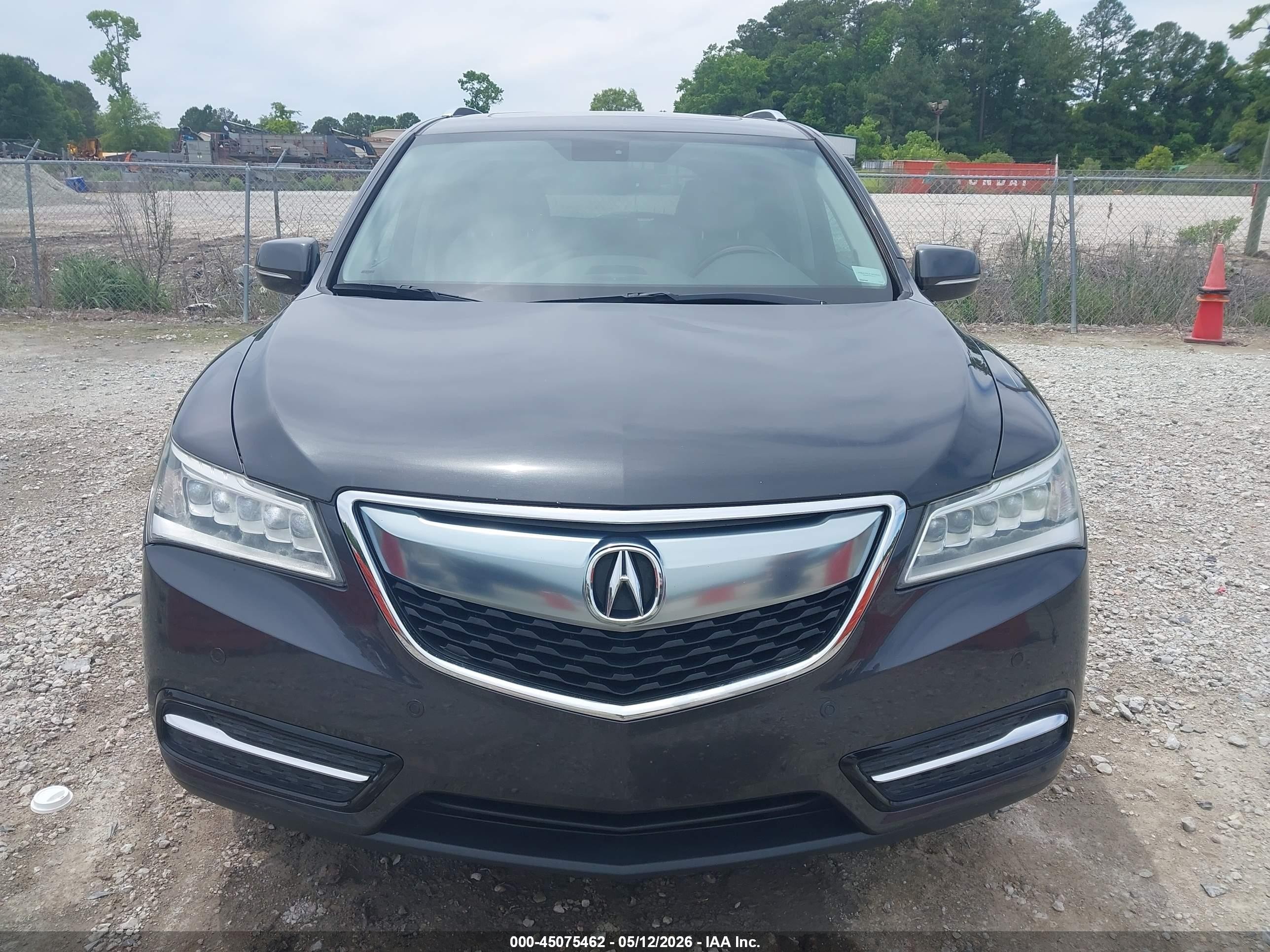 2014 Acura Mdx Advance Pkg W/entertainment Pkg Black vin: 5FRYD3H88EB017204