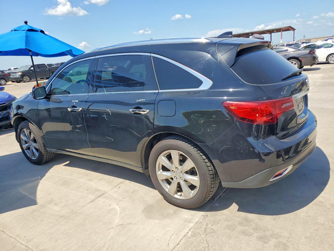 2014 Acura Mdx Advance Черный vin: 5FRYD3H88EB019793