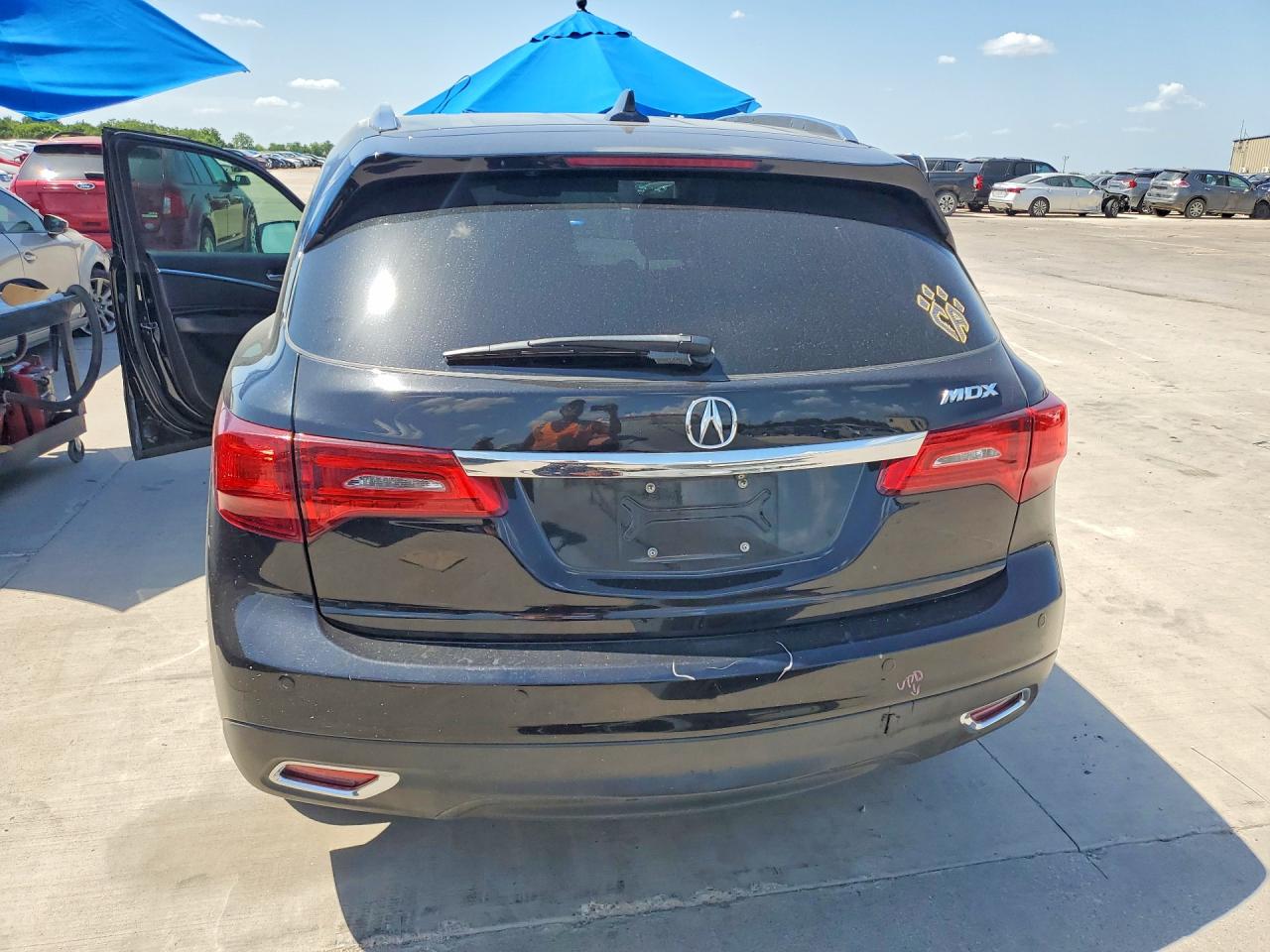 2014 Acura Mdx Advance Черный vin: 5FRYD3H88EB019793
