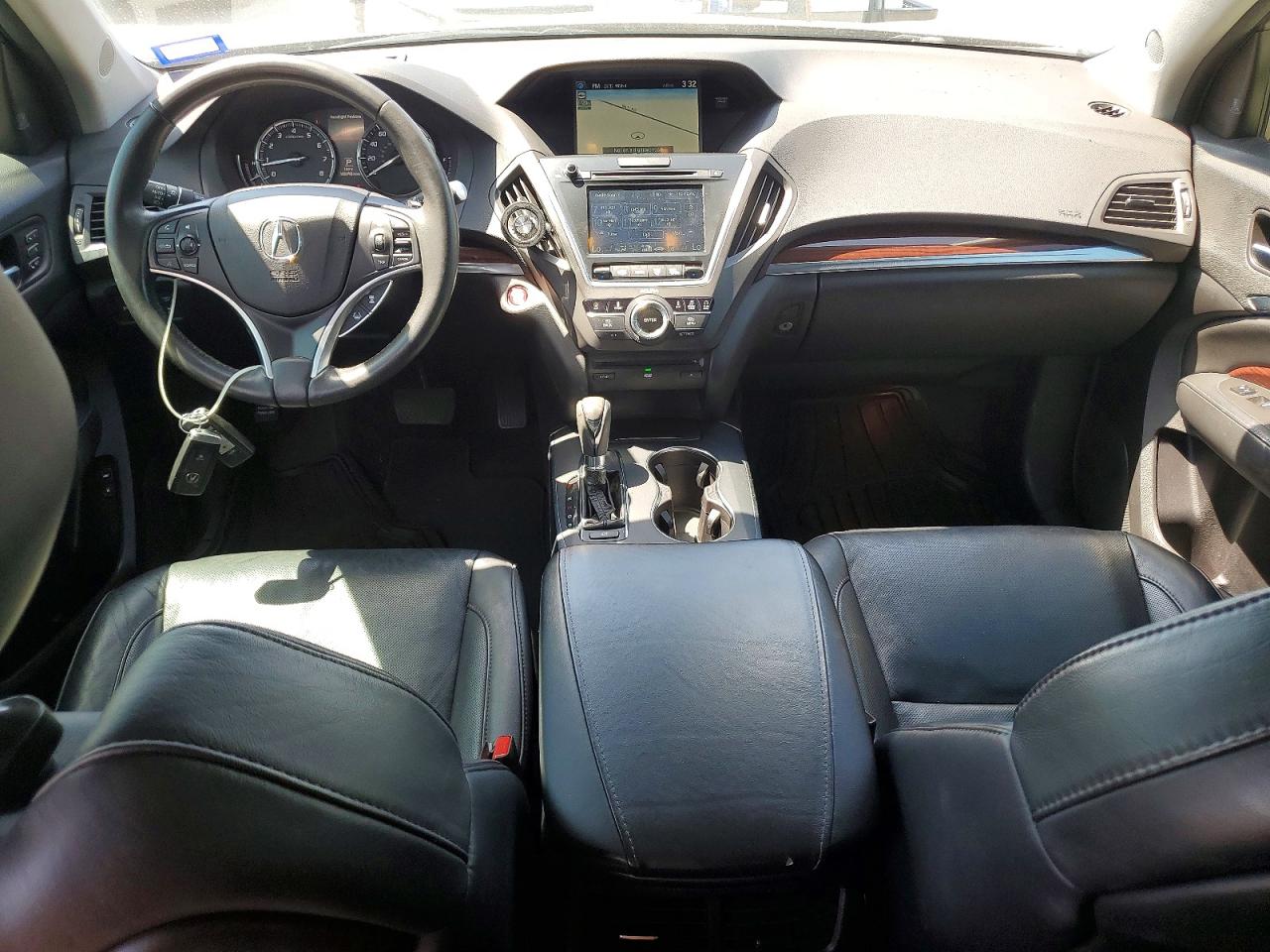 2014 Acura Mdx Advance Черный vin: 5FRYD3H88EB019793