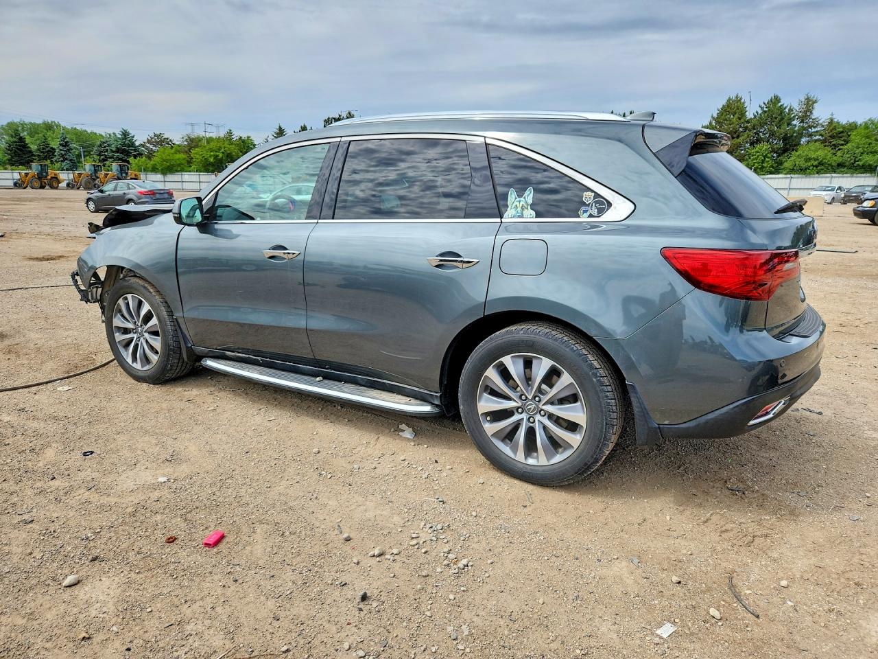 2015 Acura Mdx Advance Gray vin: 5FRYD3H88FB001862