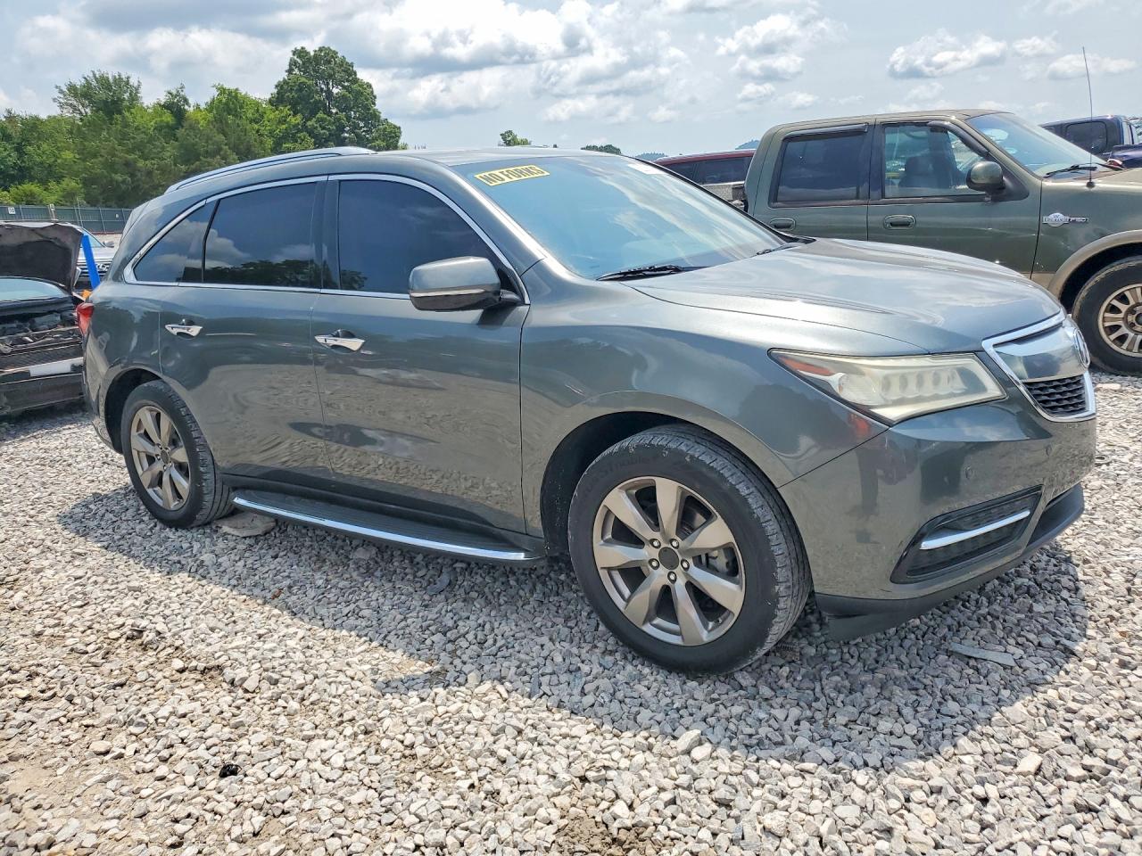 2014 Acura Mdx Advance Серый vin: 5FRYD3H8XEB011016