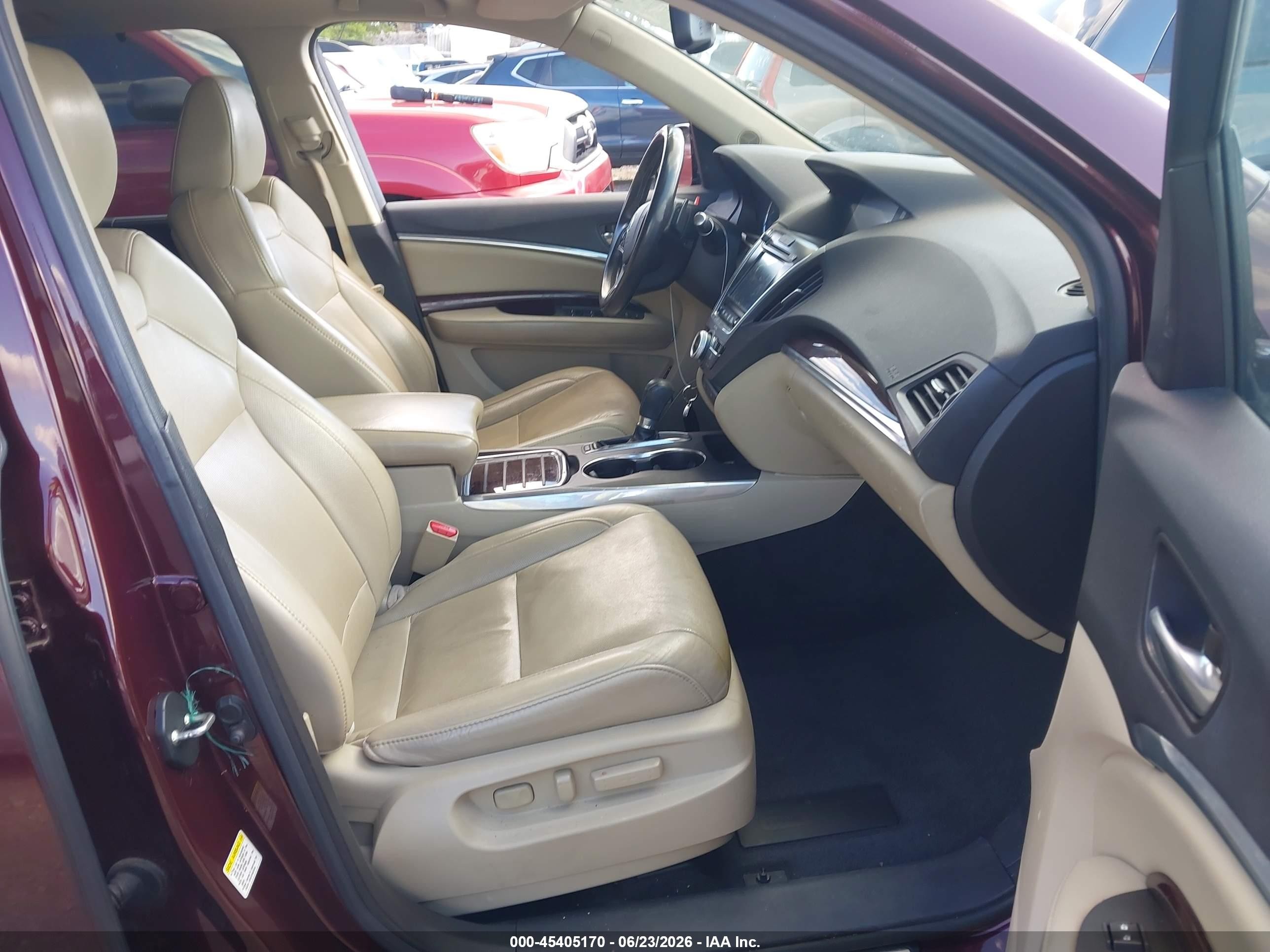 2014 Acura Mdx Advance Pkg W/entertainment Pkg Maroon vin: 5FRYD3H8XEB013381