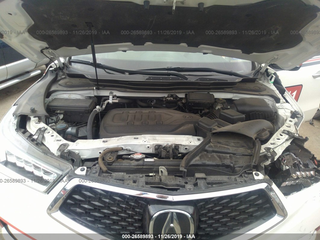 2017 Acura Mdx W/advance White vin: 5FRYD3H93HB011128