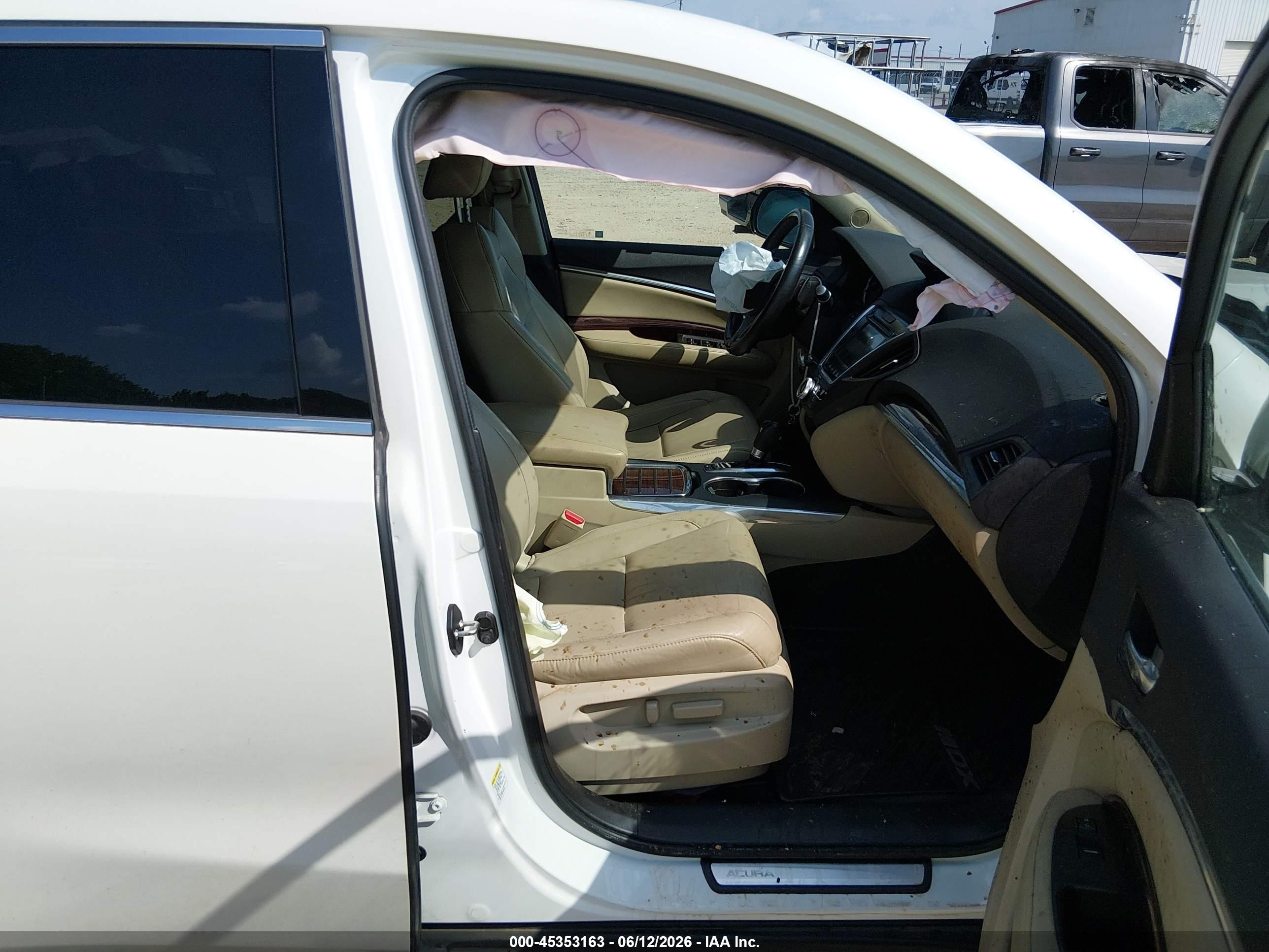 2014 Acura Mdx   White vin: 5FRYD4H20EB014699