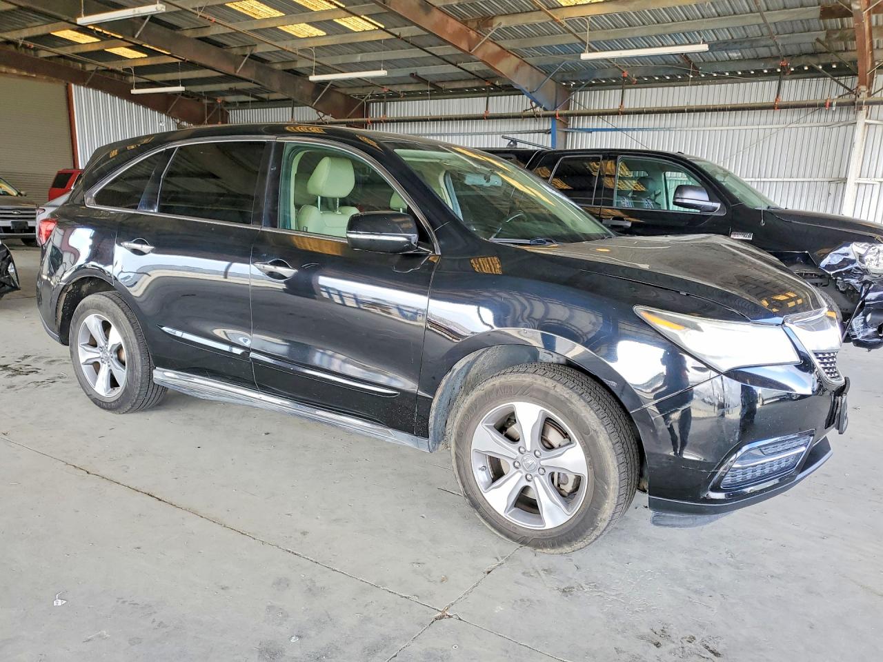 2014 Acura Mdx Black vin: 5FRYD4H20EB031471