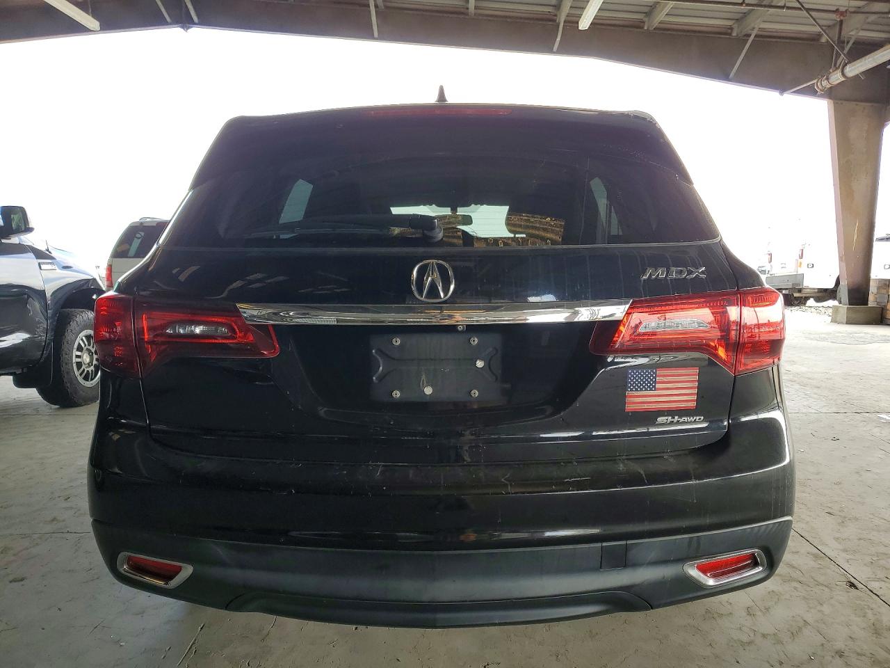 2014 Acura Mdx Black vin: 5FRYD4H20EB031471