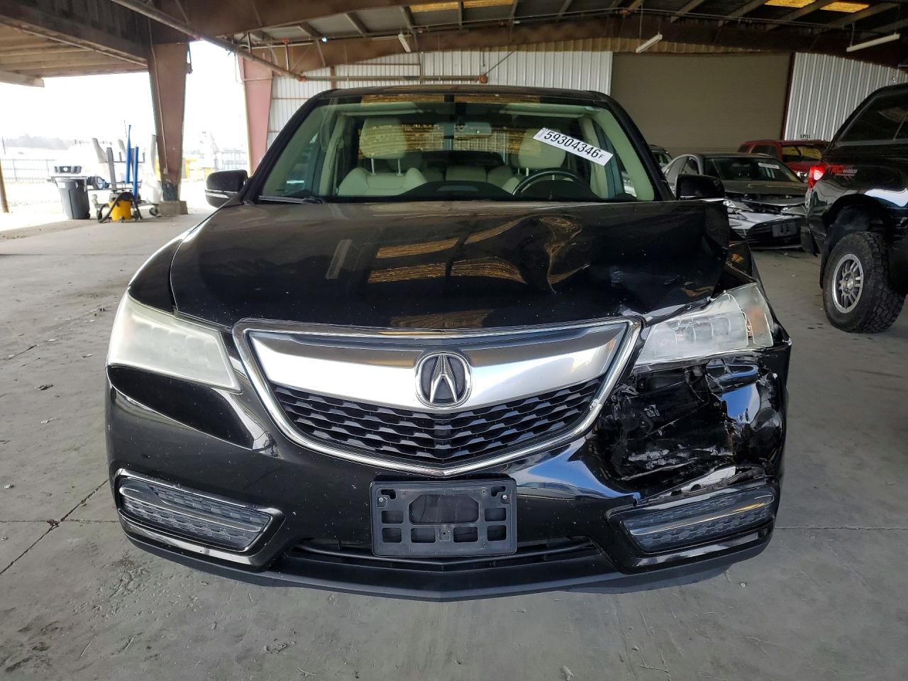 2014 Acura Mdx Black vin: 5FRYD4H20EB031471