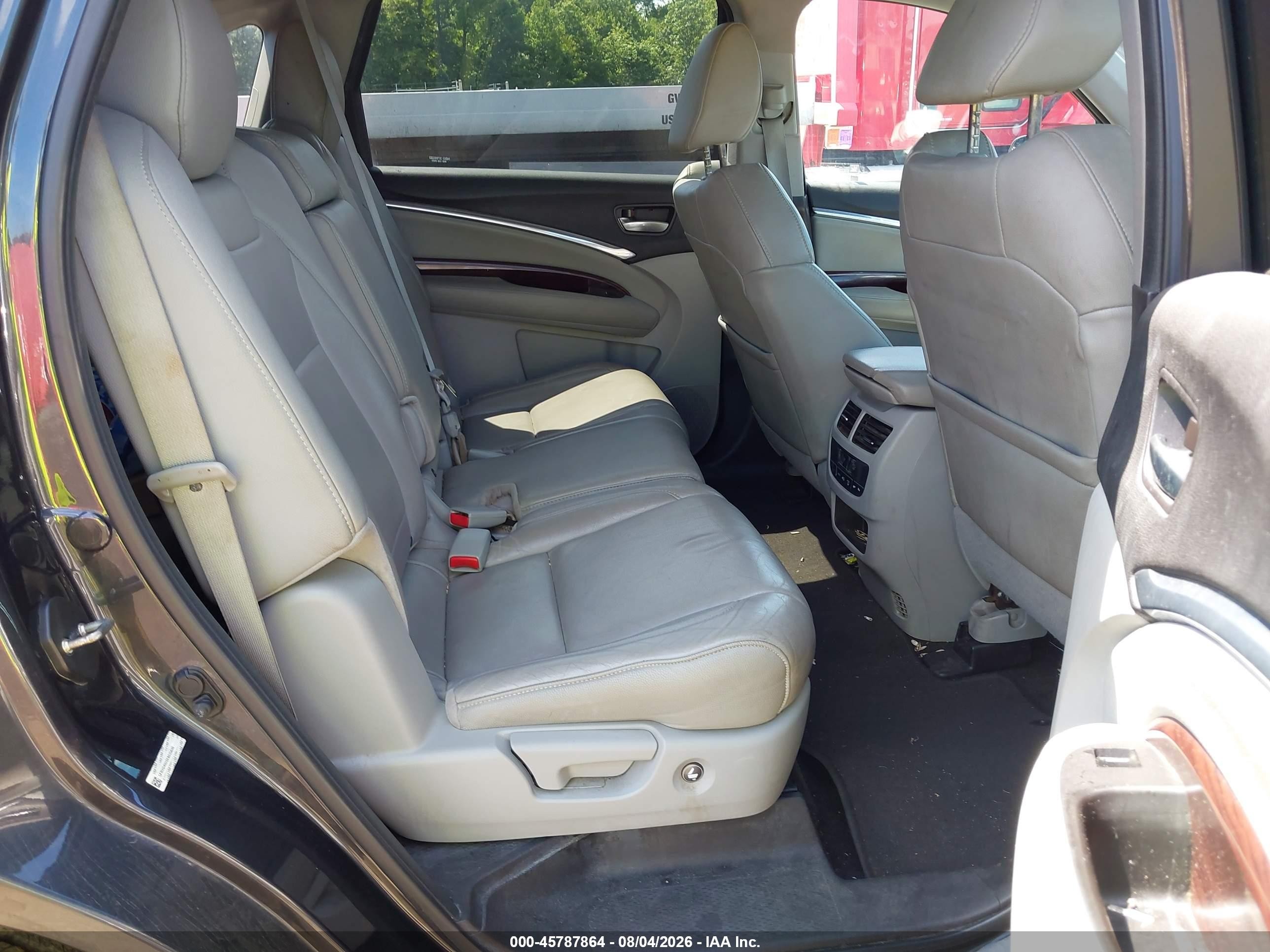 2014 Acura Mdx   Gray vin: 5FRYD4H20EB035696