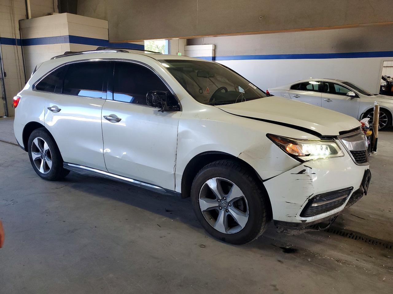 2015 Acura Mdx White vin: 5FRYD4H20FB010413