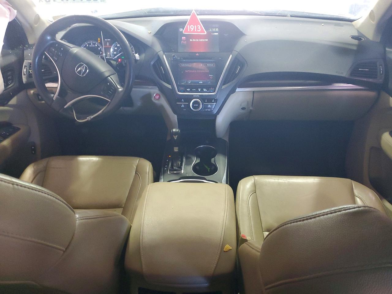 2015 Acura Mdx White vin: 5FRYD4H20FB010413