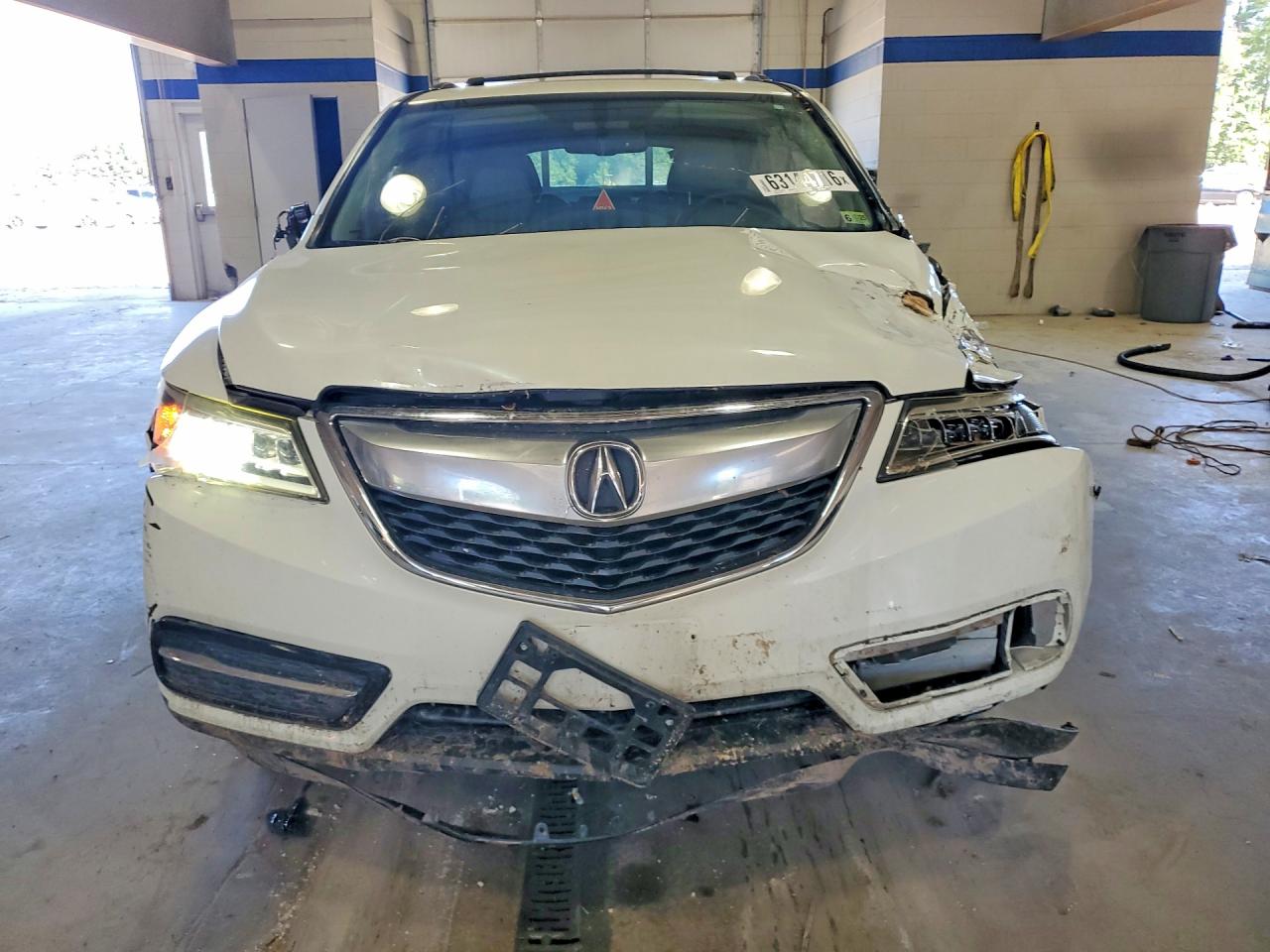 2015 Acura Mdx White vin: 5FRYD4H20FB010413