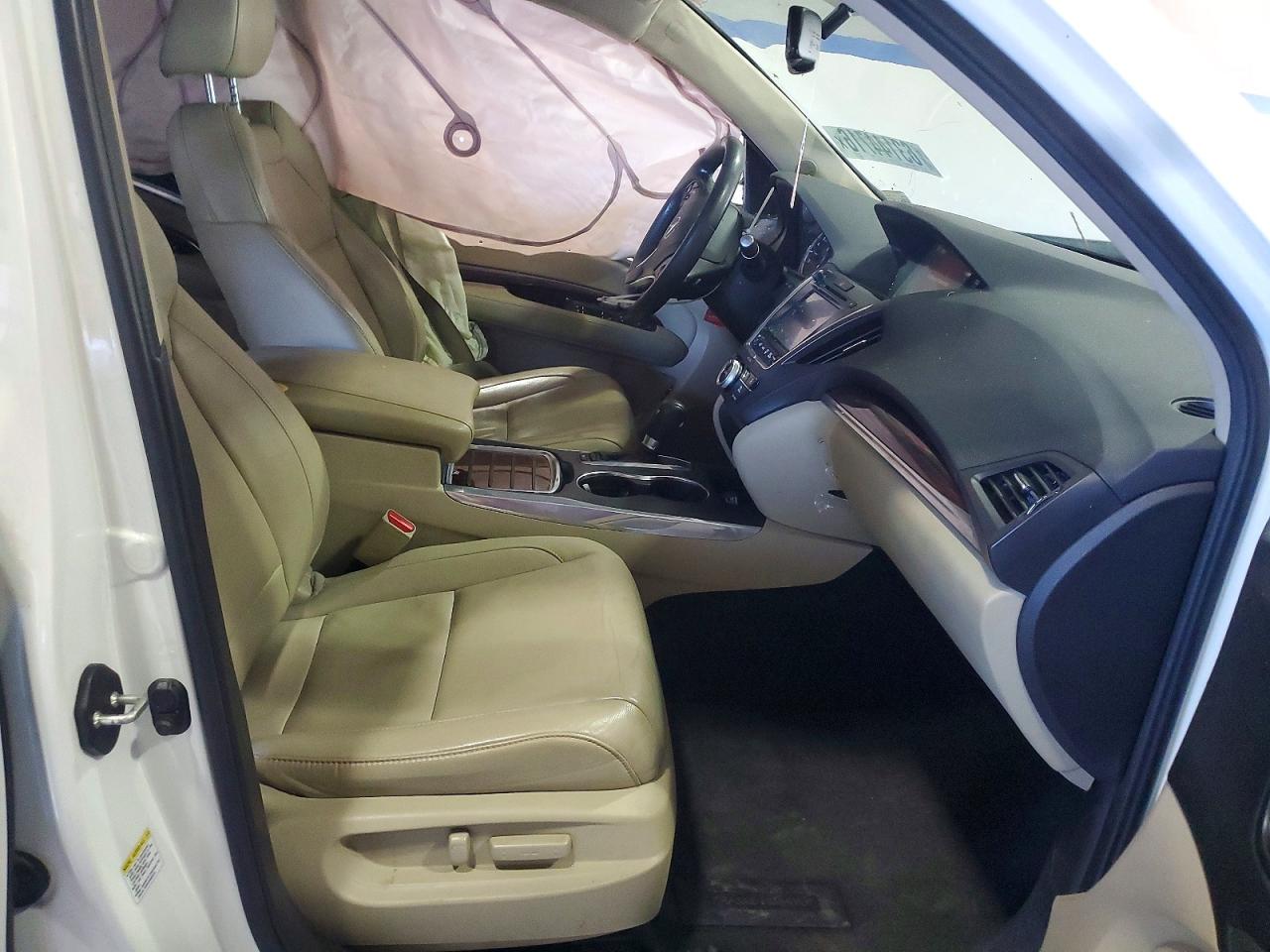 2015 Acura Mdx White vin: 5FRYD4H20FB010413