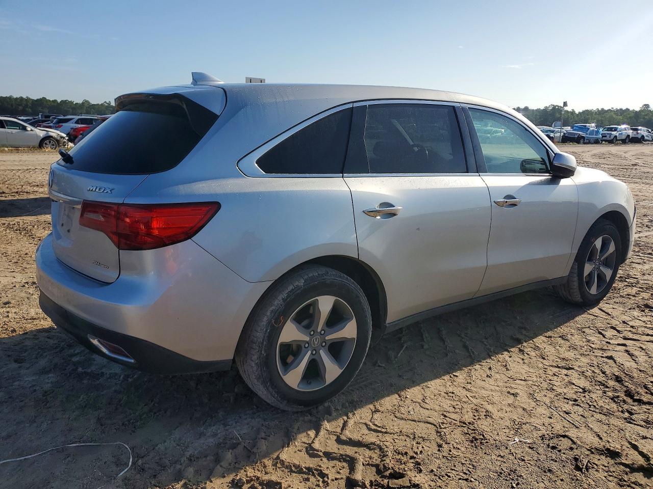 2015 Acura Mdx Silver vin: 5FRYD4H20FB030158