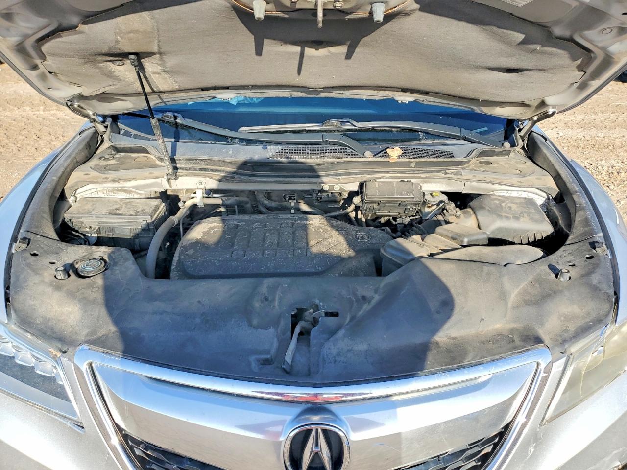 2015 Acura Mdx Silver vin: 5FRYD4H20FB030158