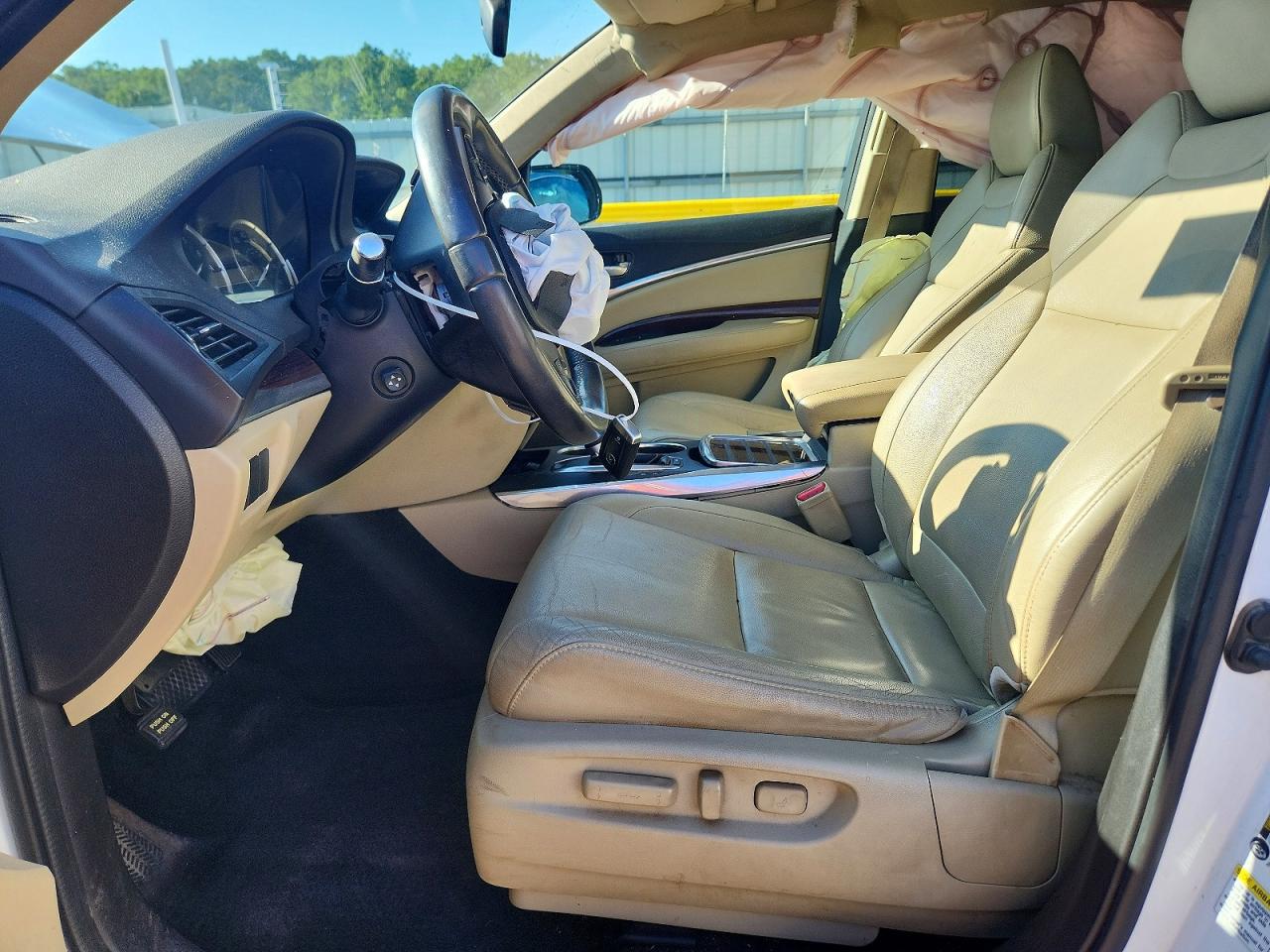 2014 Acura Mdx White vin: 5FRYD4H21EB006904