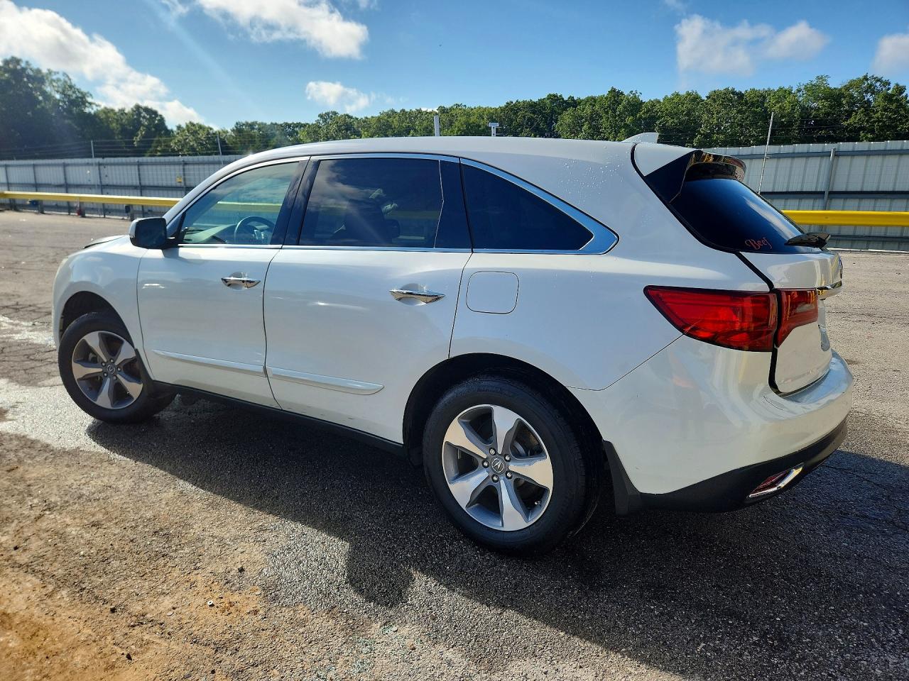 2014 Acura Mdx White vin: 5FRYD4H21EB006904