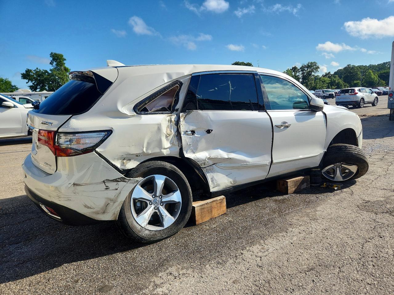 2014 Acura Mdx White vin: 5FRYD4H21EB006904