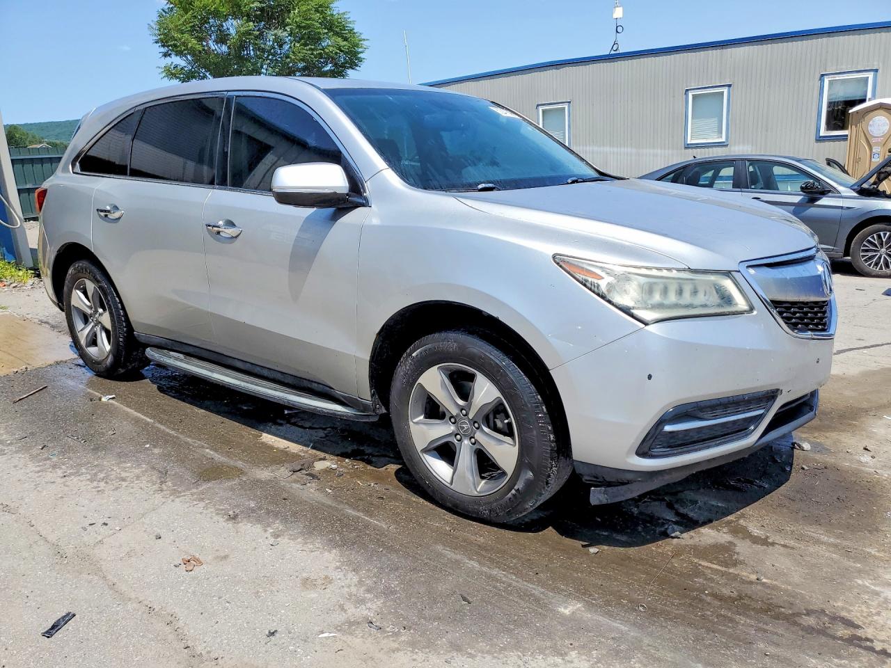 2014 Acura Mdx Silver vin: 5FRYD4H21EB007292