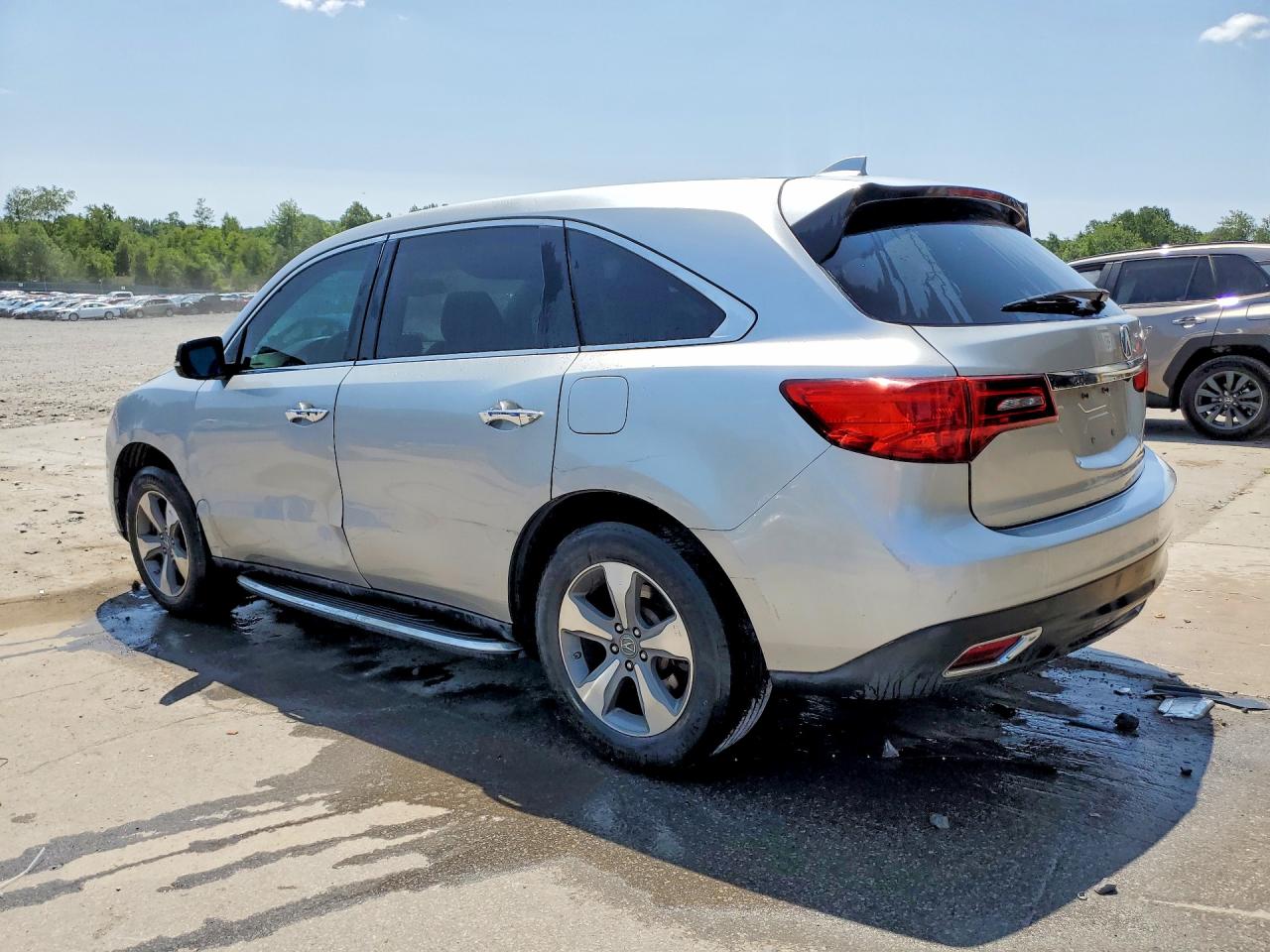 2014 Acura Mdx Silver vin: 5FRYD4H21EB007292