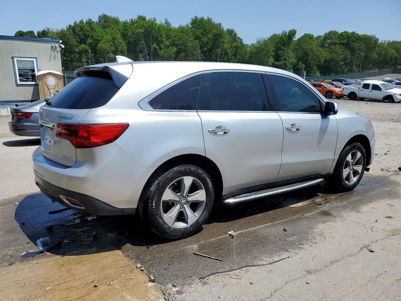 2014 Acura Mdx Silver vin: 5FRYD4H21EB007292