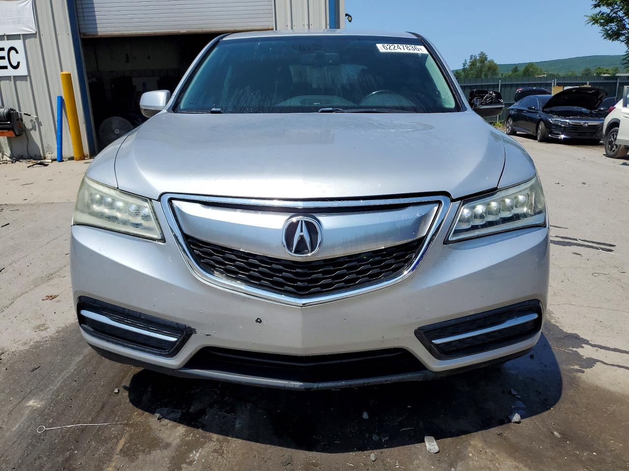 2014 Acura Mdx Silver vin: 5FRYD4H21EB007292