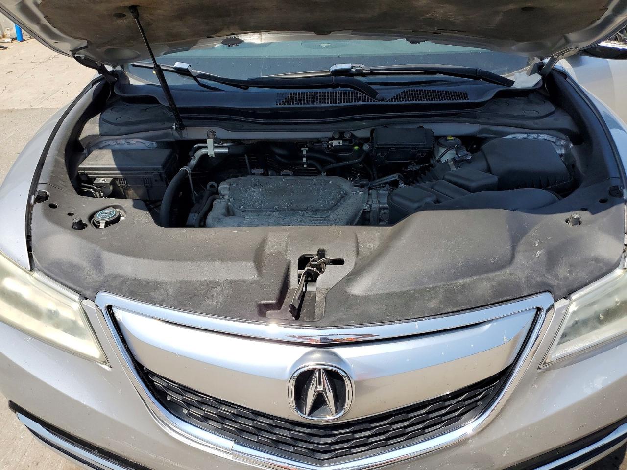 2014 Acura Mdx Silver vin: 5FRYD4H21EB007292