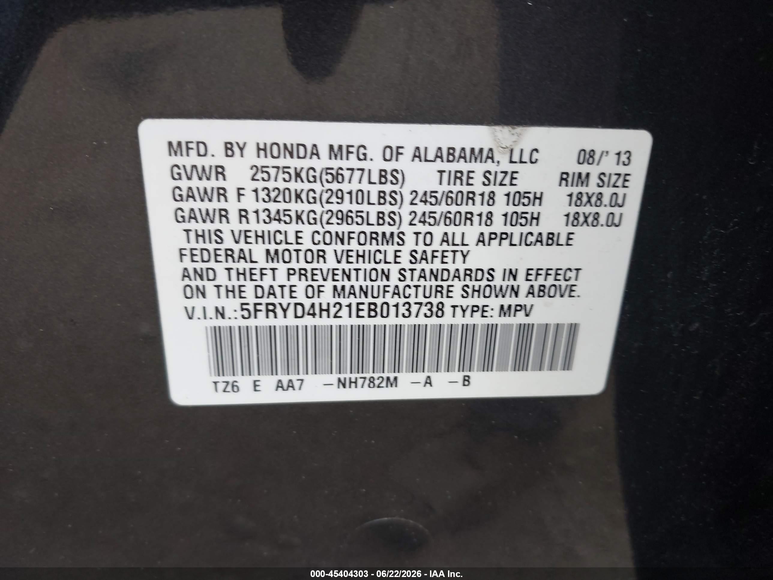 2014 Acura Mdx   Gray vin: 5FRYD4H21EB013738