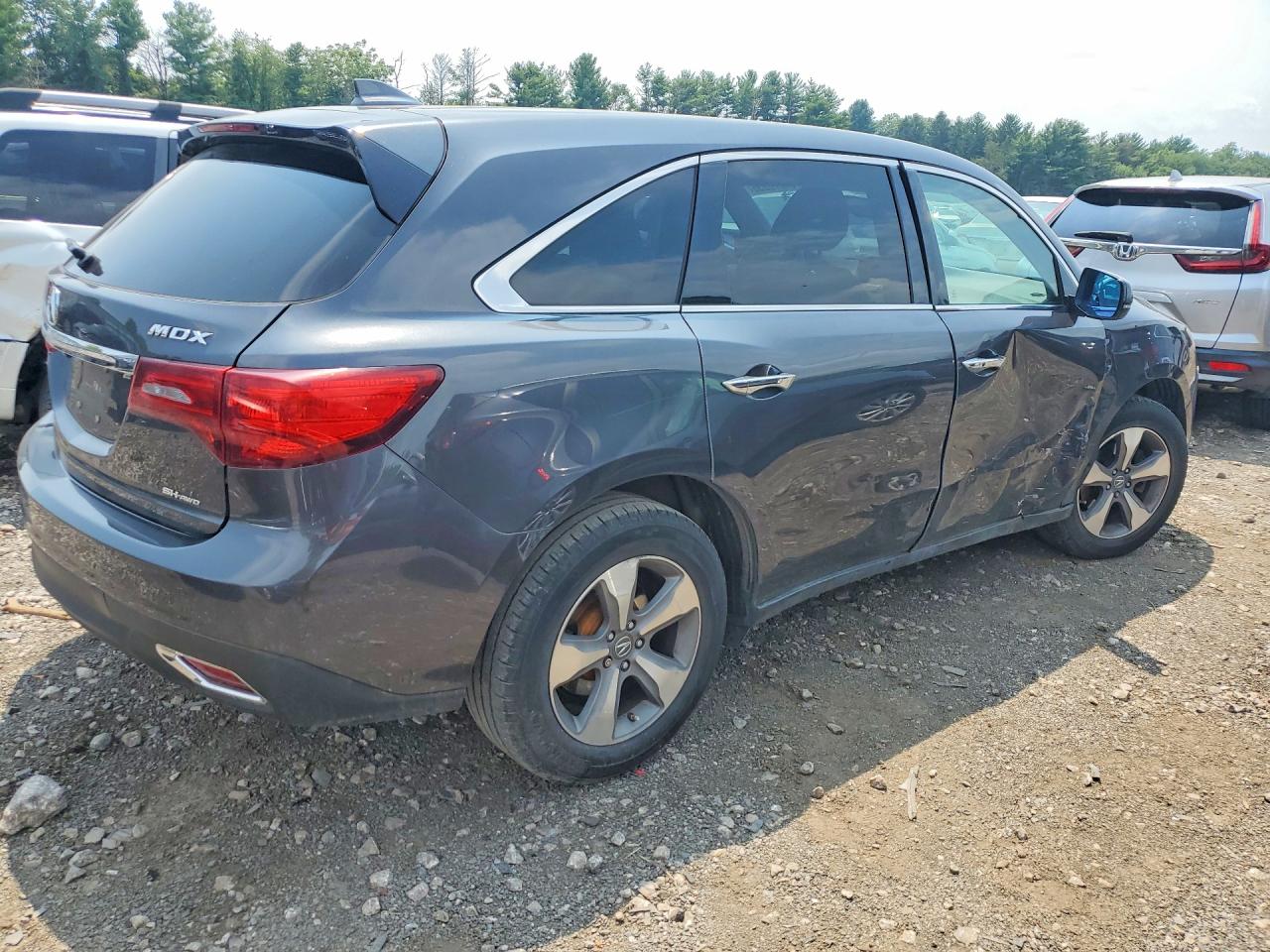 2014 Acura Mdx Charcoal vin: 5FRYD4H21EB029485