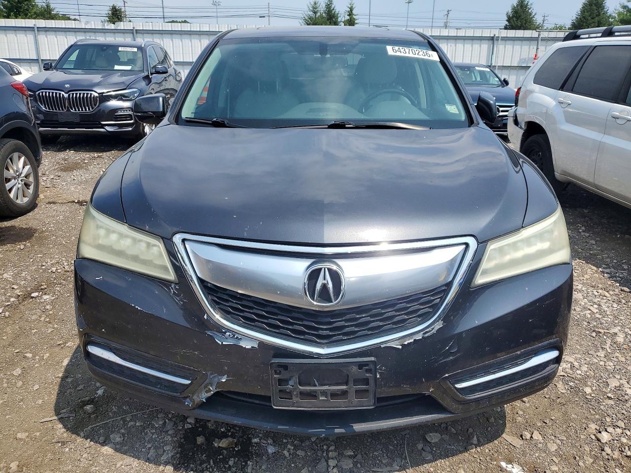2014 Acura Mdx Charcoal vin: 5FRYD4H21EB029485