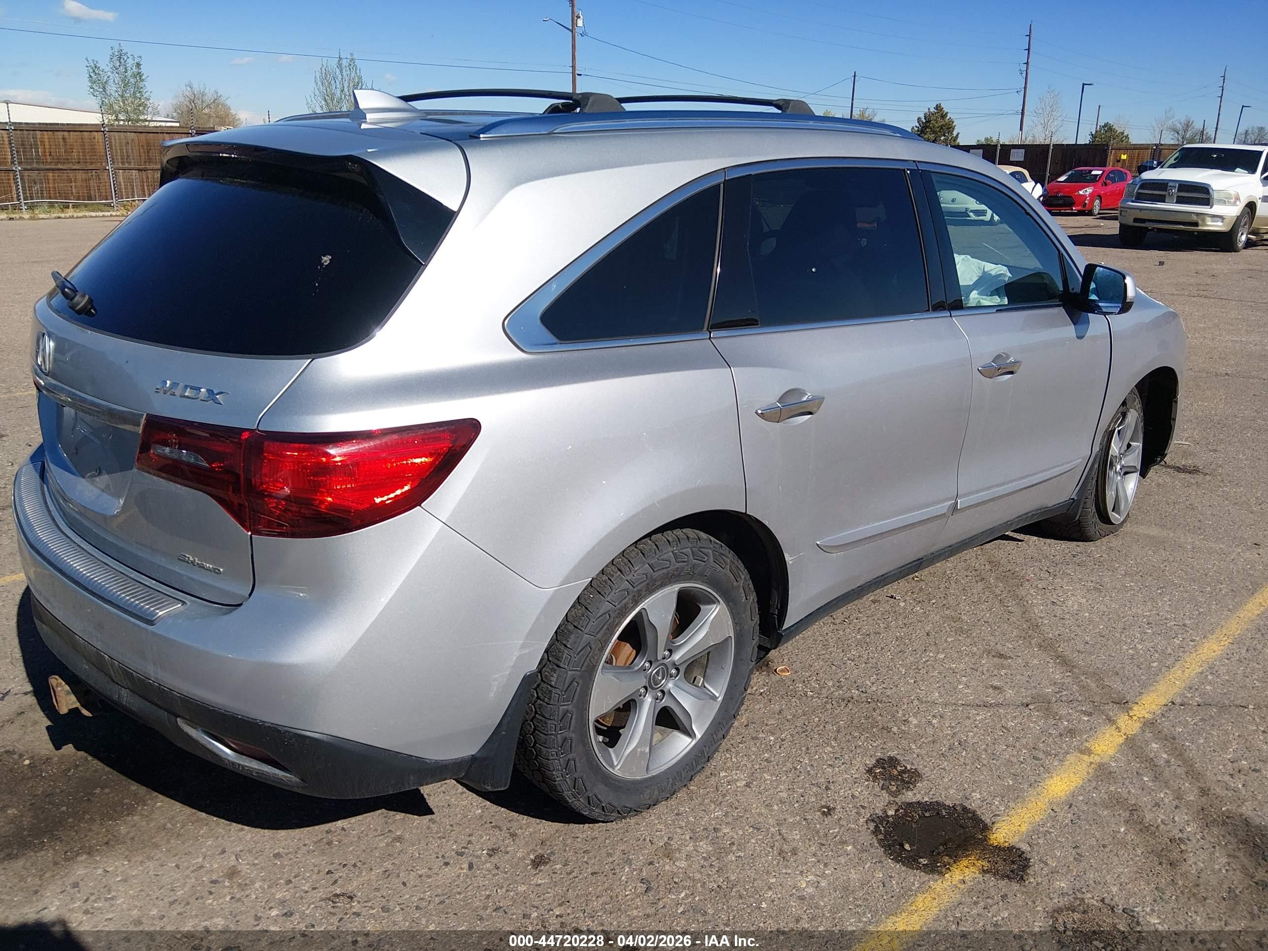 2015 Acura Mdx   Gray vin: 5FRYD4H21FB004362