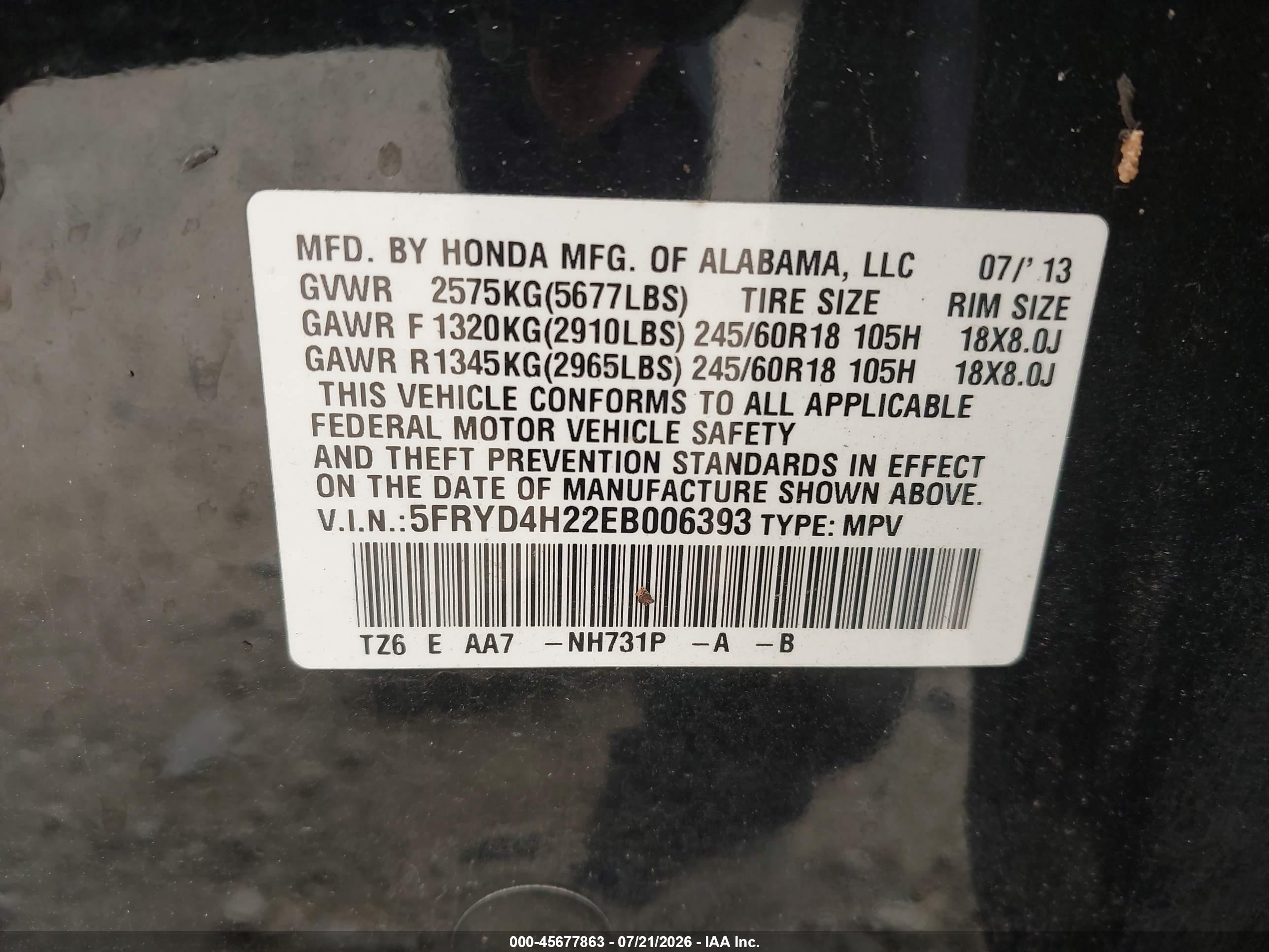 2014 Acura Mdx   Black vin: 5FRYD4H22EB006393