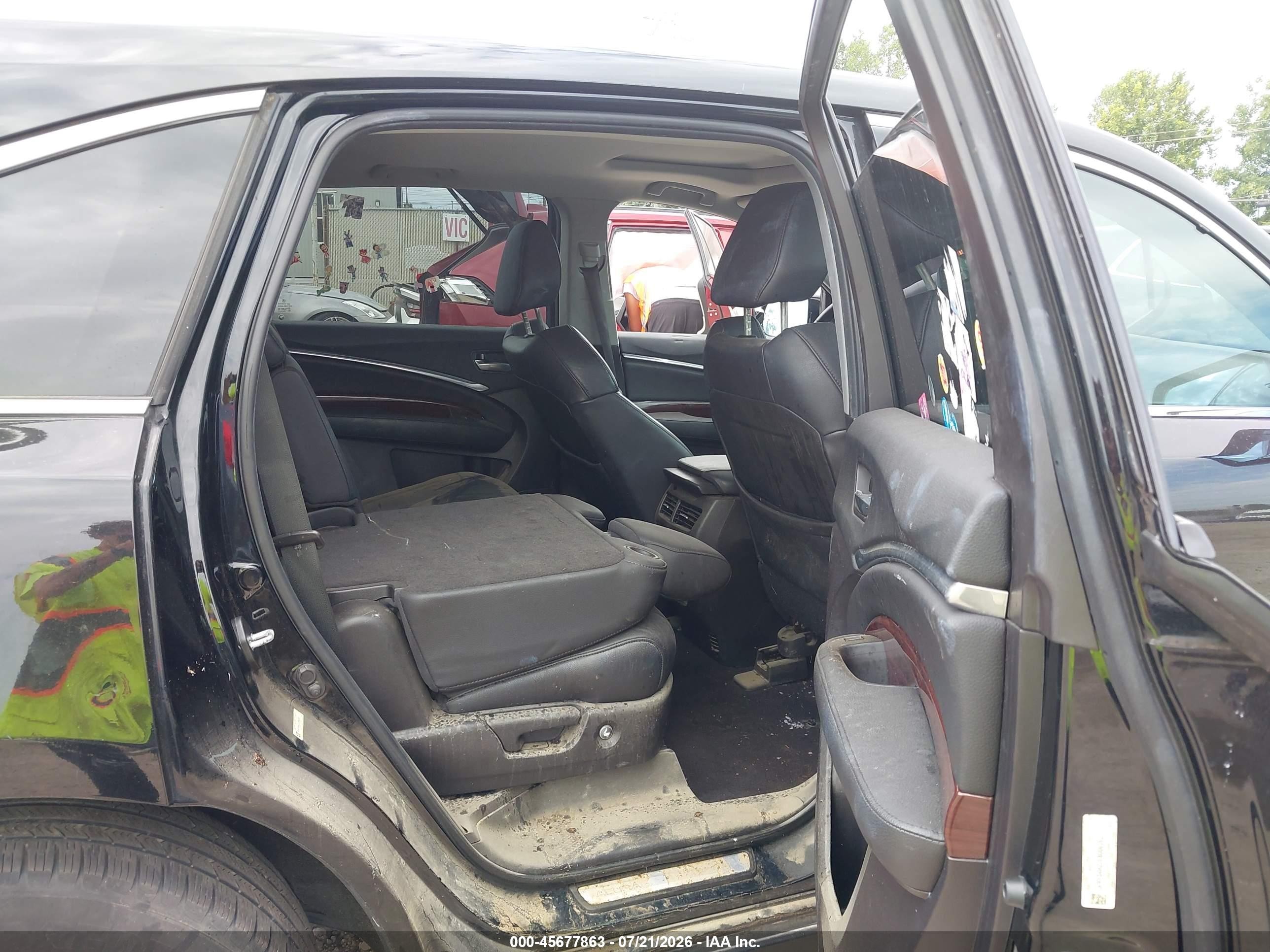 2014 Acura Mdx   Black vin: 5FRYD4H22EB006393