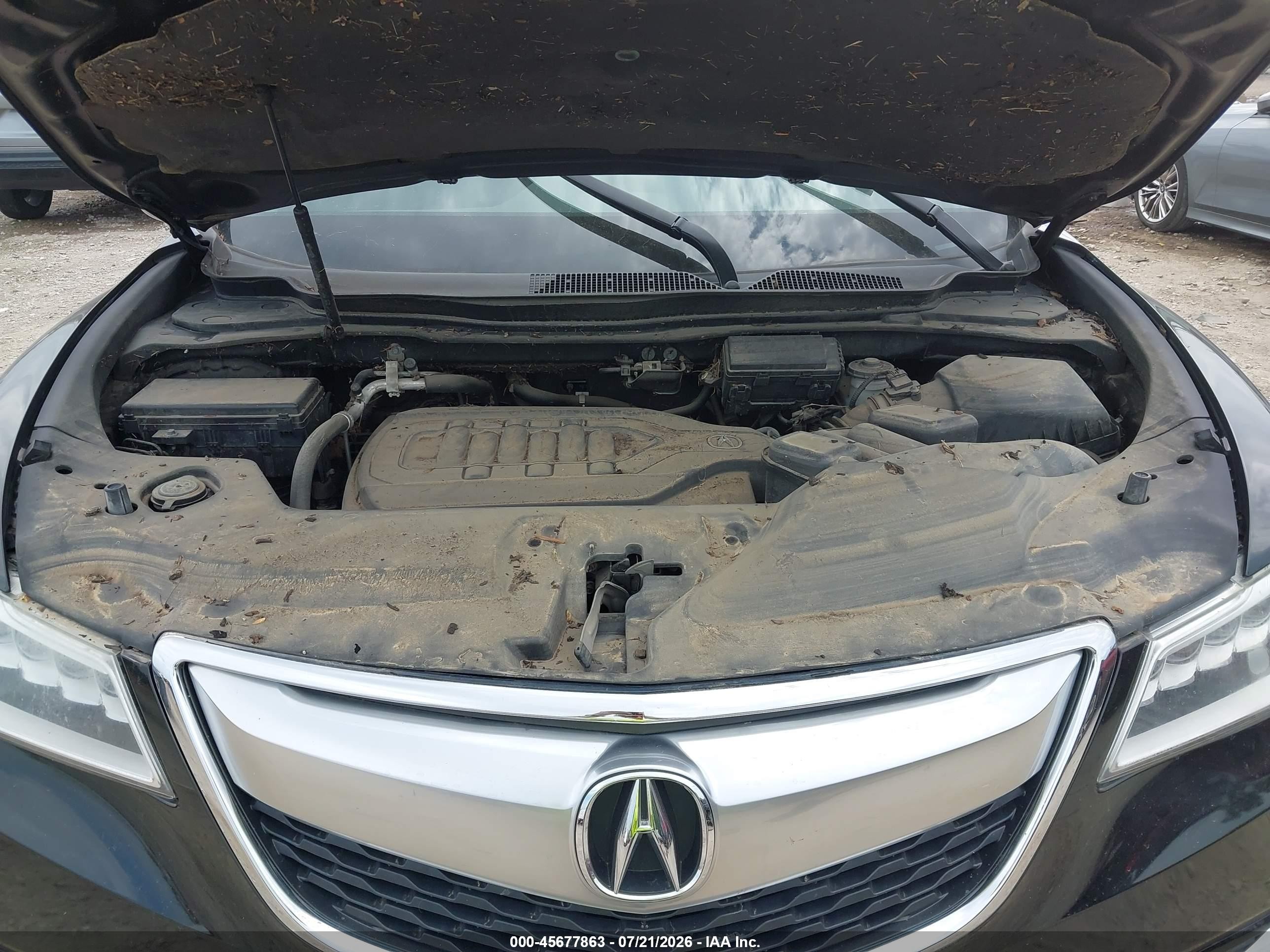 2014 Acura Mdx   Black vin: 5FRYD4H22EB006393