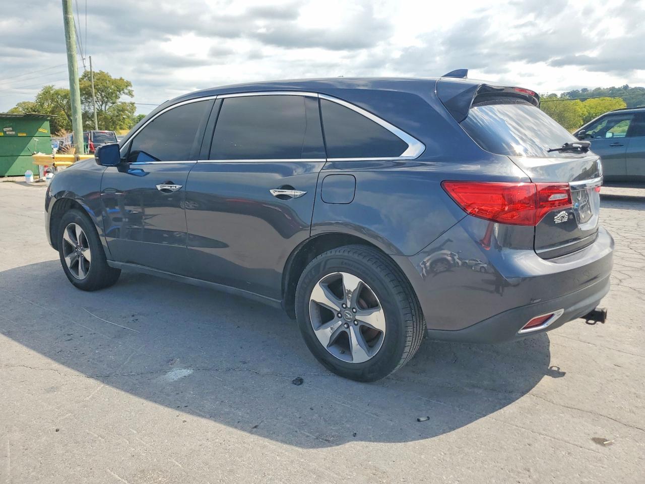 2014 Acura Mdx Gray vin: 5FRYD4H22EB042634