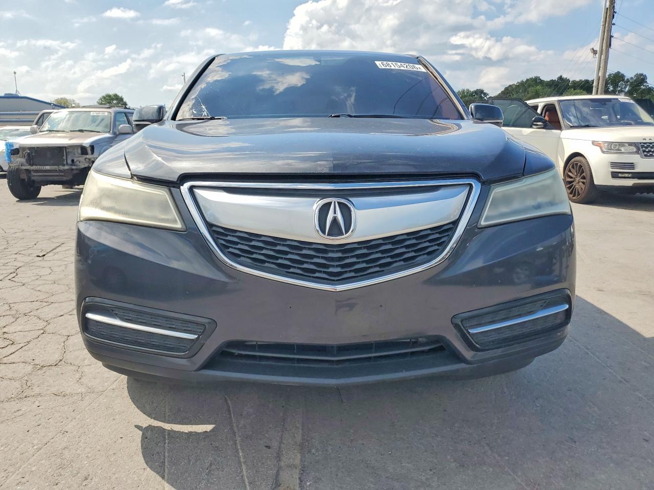 2014 Acura Mdx Gray vin: 5FRYD4H22EB042634
