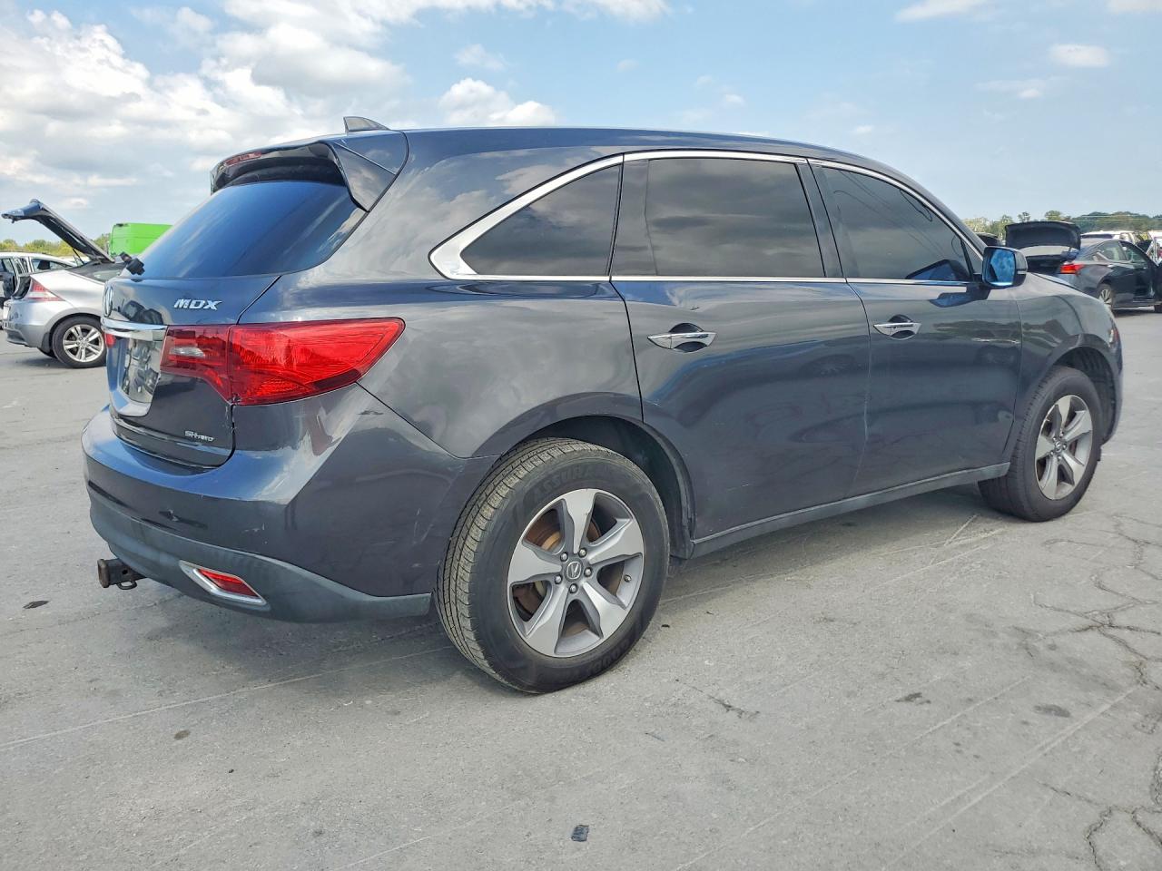 2014 Acura Mdx Gray vin: 5FRYD4H22EB042634