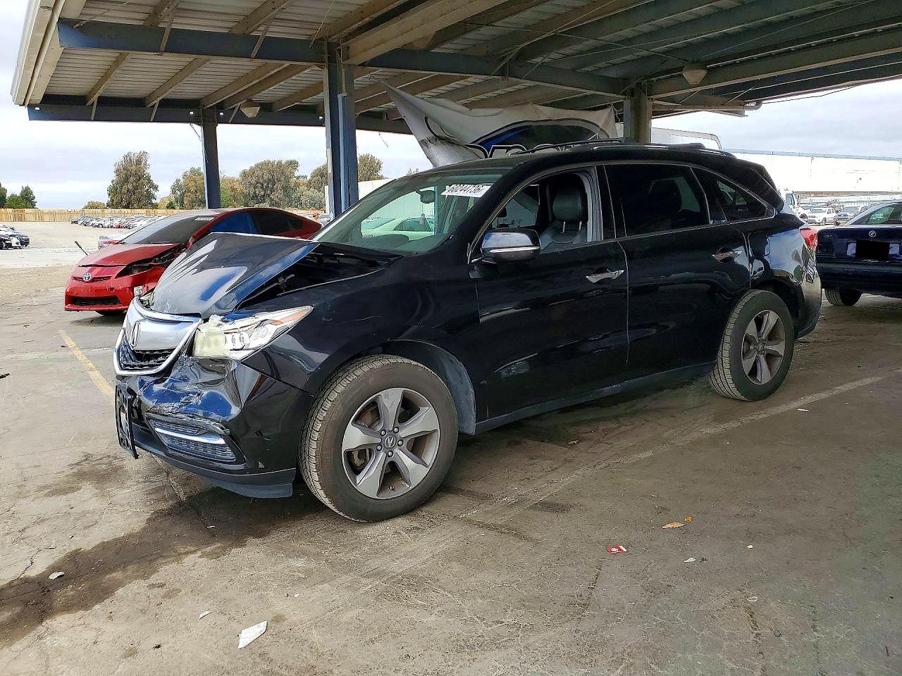 2014 Acura Mdx Black vin: 5FRYD4H23EB020299