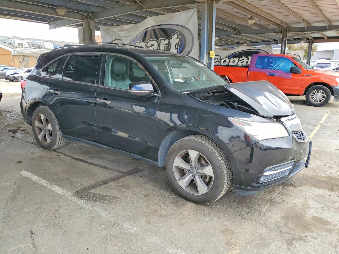 2014 Acura Mdx Black vin: 5FRYD4H23EB020299