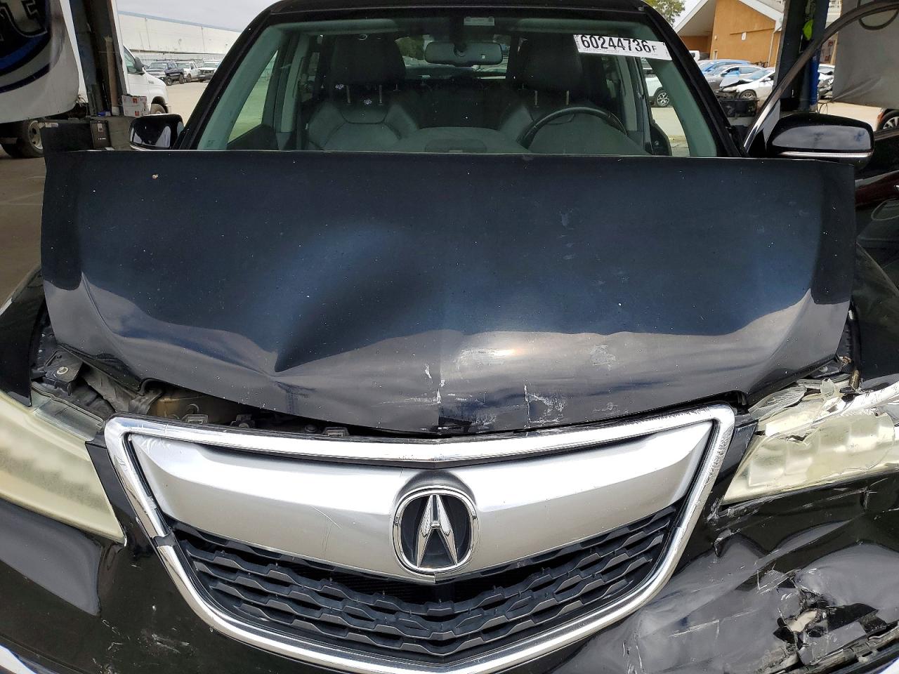 2014 Acura Mdx Black vin: 5FRYD4H23EB020299