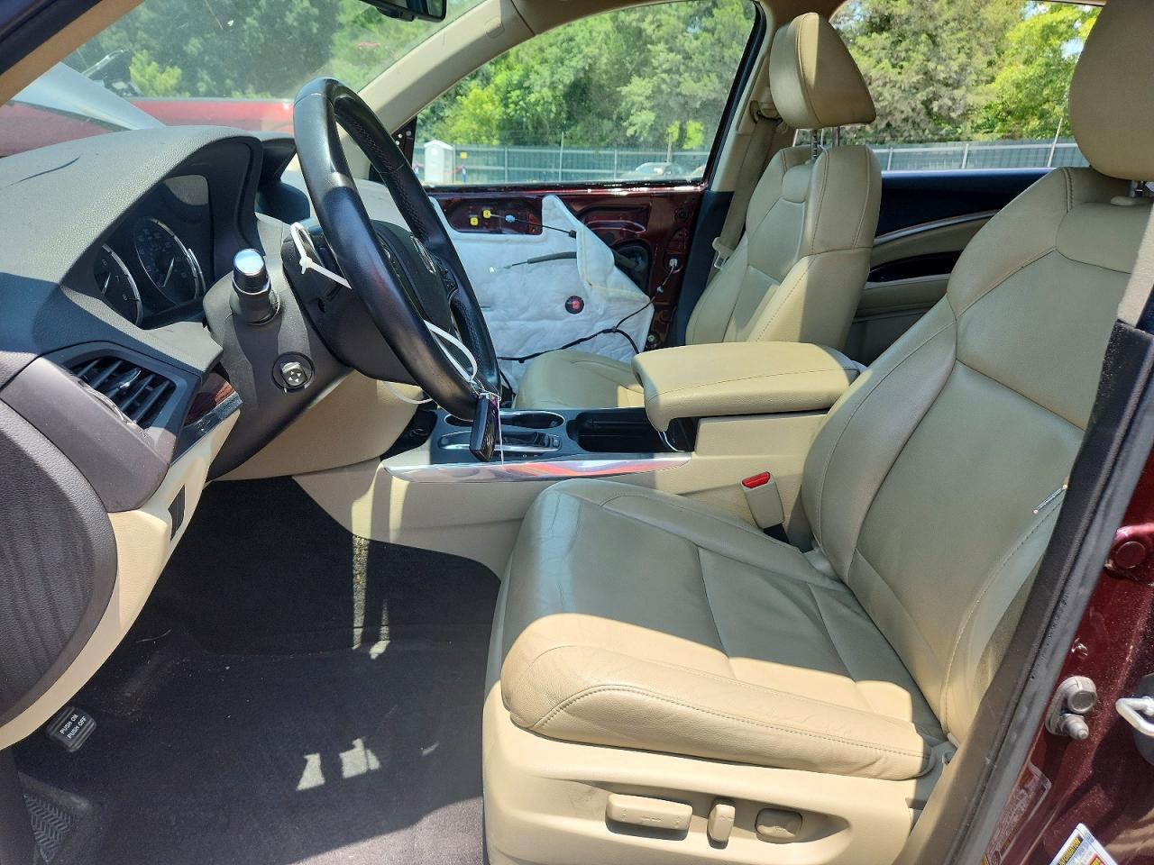 2014 Acura Mdx Maroon vin: 5FRYD4H23EB045252