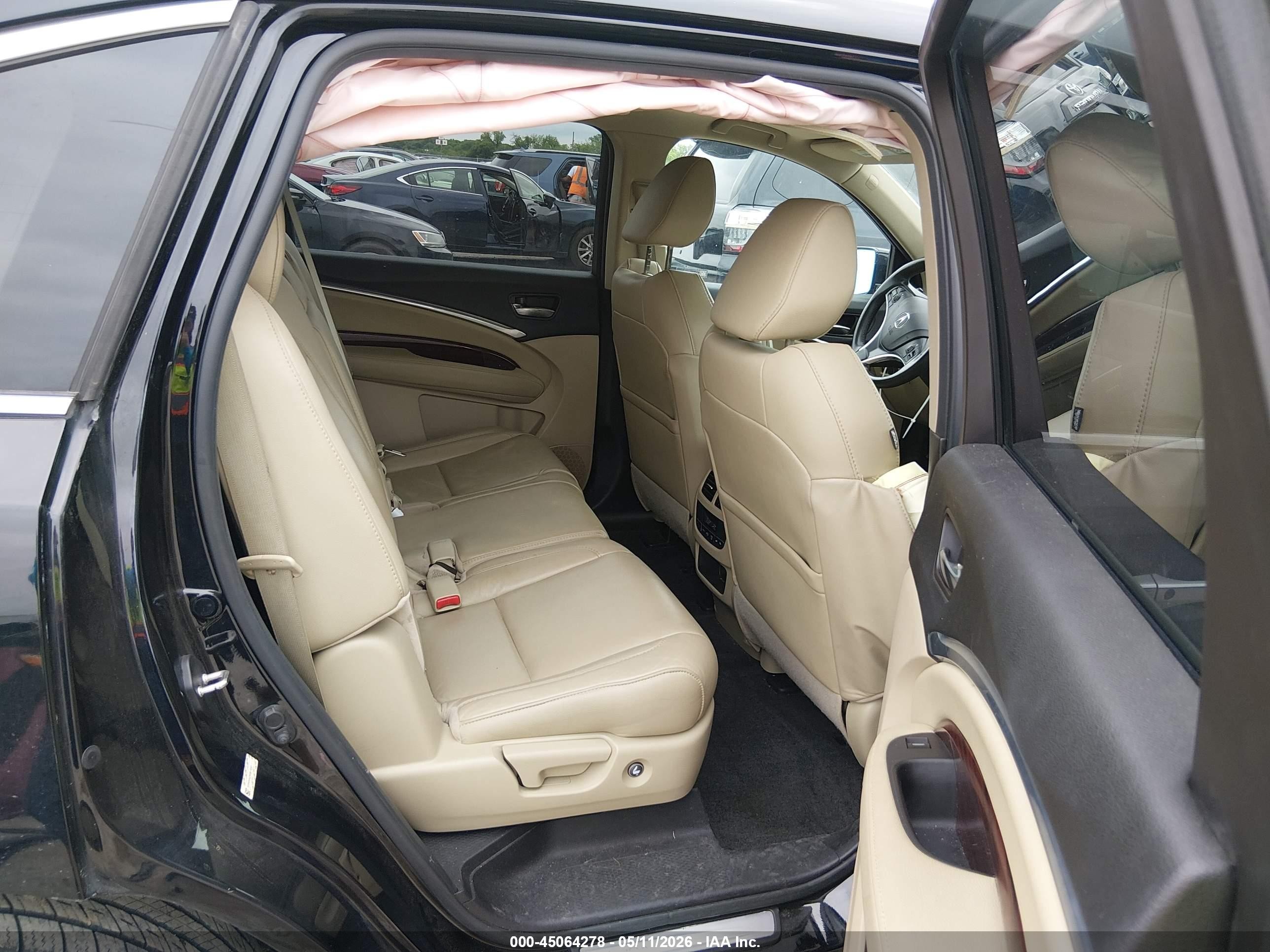 2015 Acura Mdx   Black vin: 5FRYD4H23FB019347