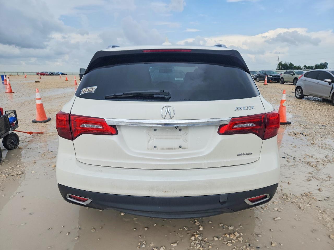 2014 Acura Mdx White vin: 5FRYD4H24EB036379