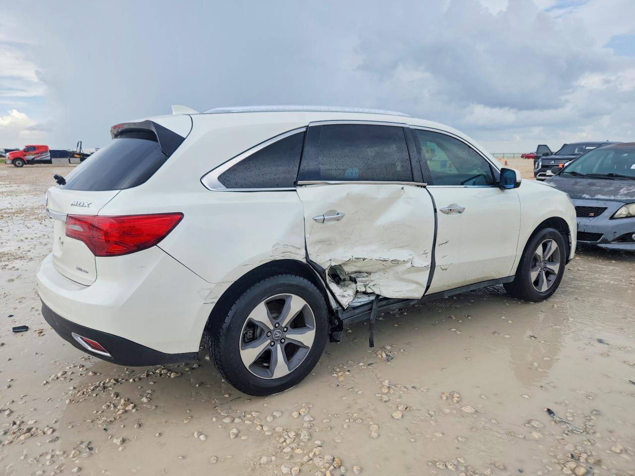 2014 Acura Mdx White vin: 5FRYD4H24EB036379