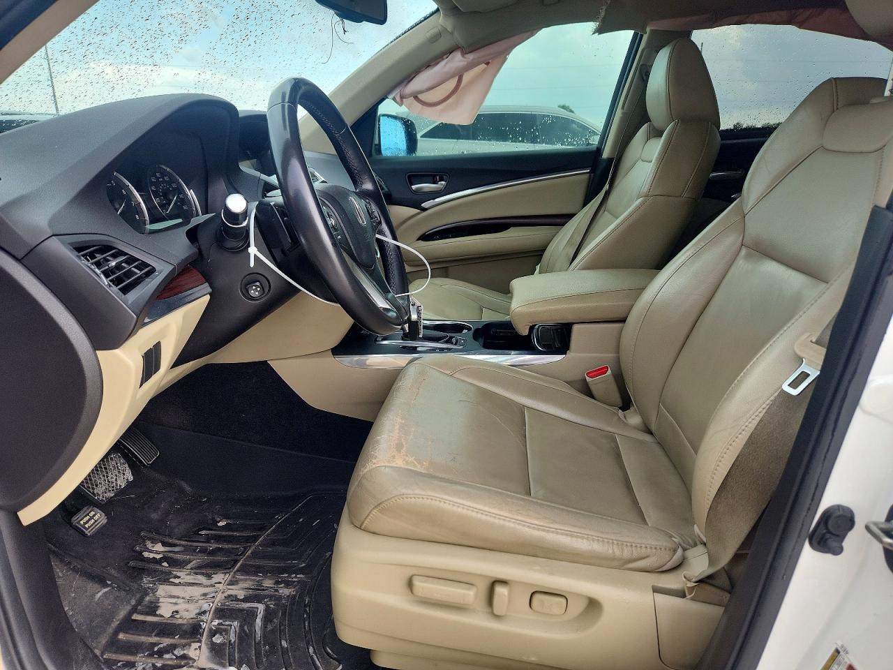 2014 Acura Mdx White vin: 5FRYD4H24EB036379