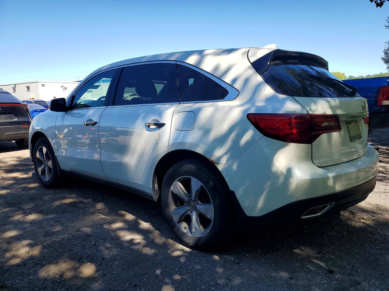 2014 Acura Mdx White vin: 5FRYD4H24EB505387